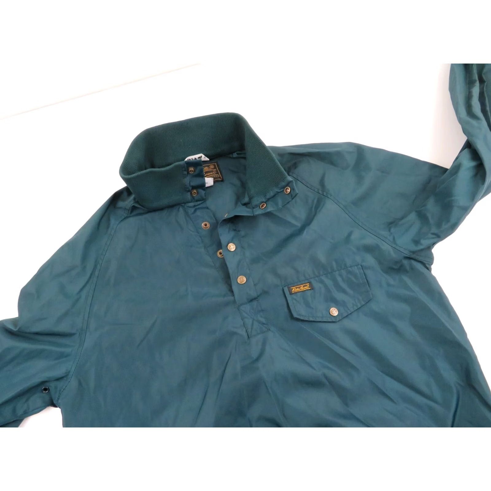 Eddie Bauer VINTAGE Eddie Bauer Jacket Windbreaker Pullover Snap Green Mens Small Size S Pilgrim Hangtags? (adjust to exact) Size US S / EU 44-46 / 1 - 3 Thumbnail