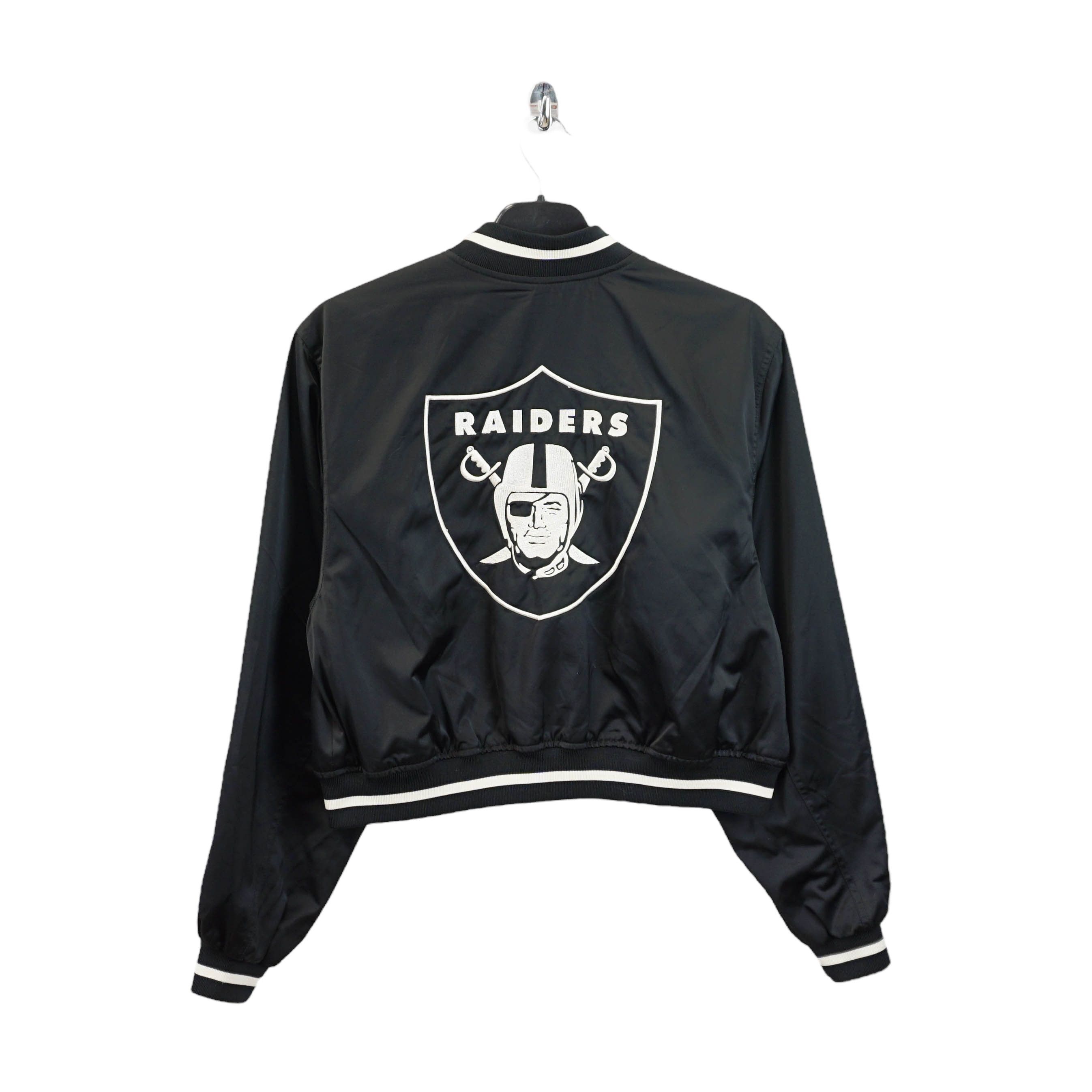 H&M × NFL Archive NFL Raiders Bomber Jacket Size XXS / US 00 / IT 34 - 1 Thumbnail