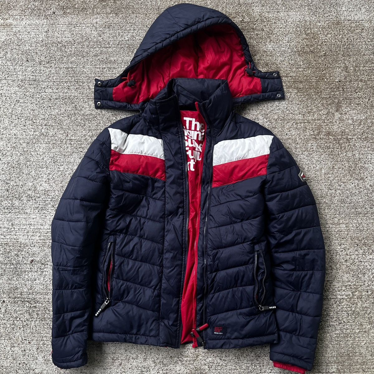 Superdry Superdry Men's Chevron Fuji Jacket Navy Size S Size US S / EU 44-46 / 1 - 1 Thumbnail