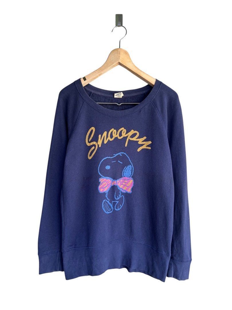 Peanuts Uniqlo X Snoopy Cartoon Women Sweatshirt Size M / US 6-8 / IT 42-44 - 1 Thumbnail