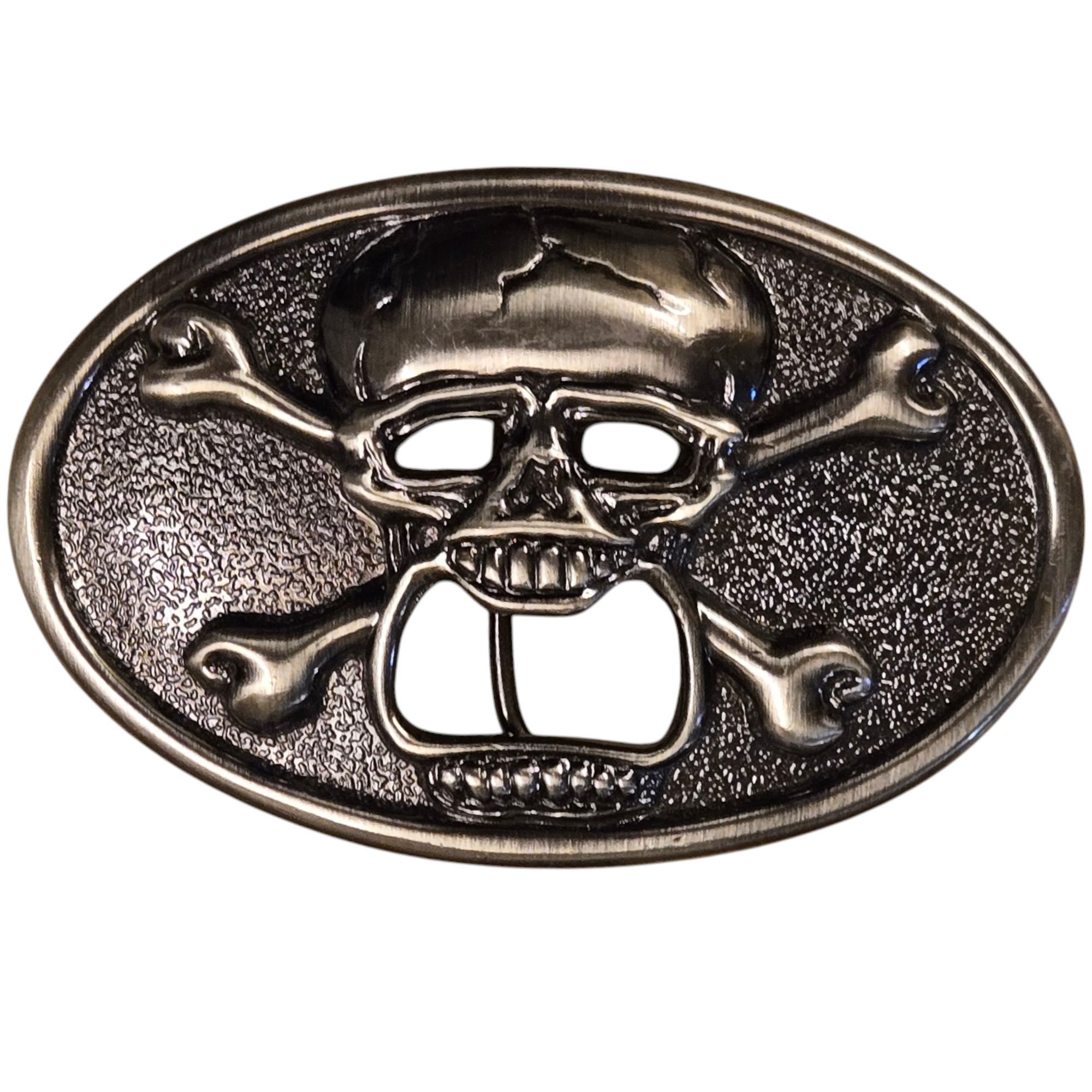 Other Skull and Crossbones Belt Buckle Beer Bottle Opener Biker Co Size ONE SIZE - 9 Thumbnail