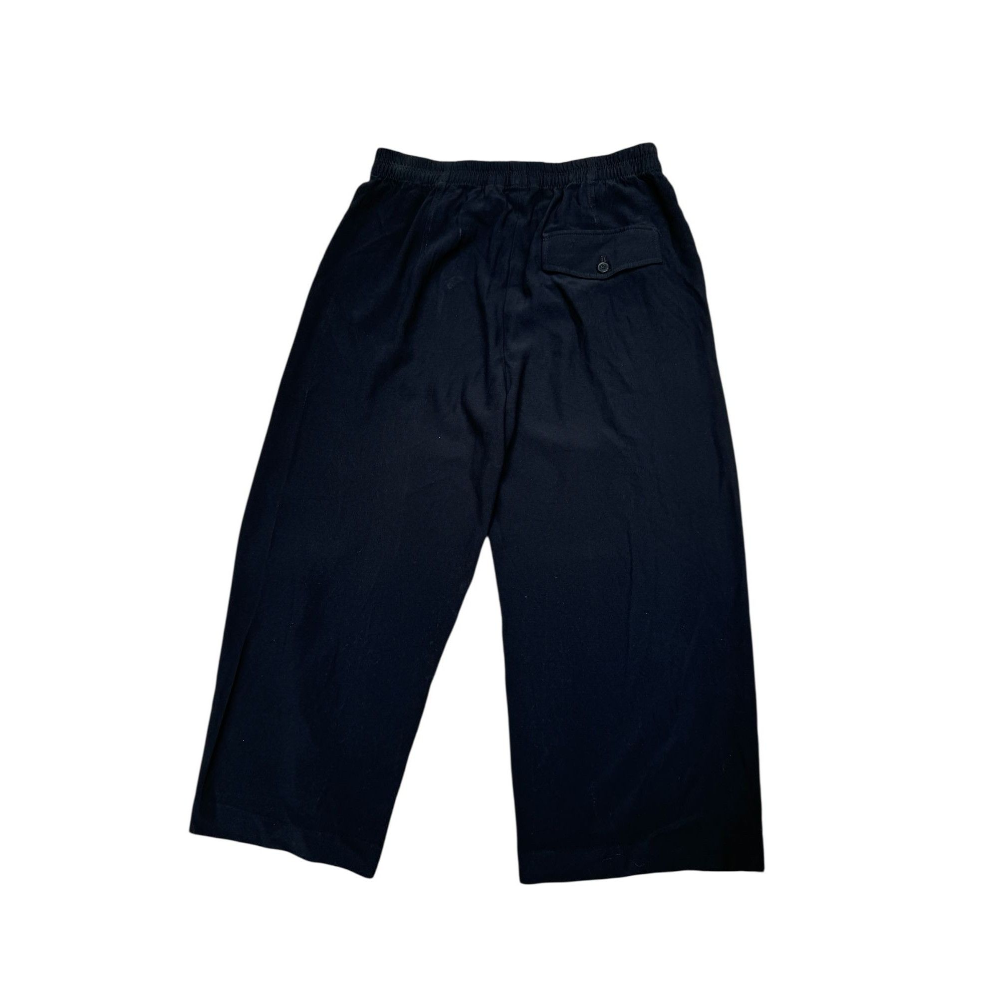 Helmut Lang Black Culotte Pants Size 26" / US 2 / IT 38 - 3 Thumbnail