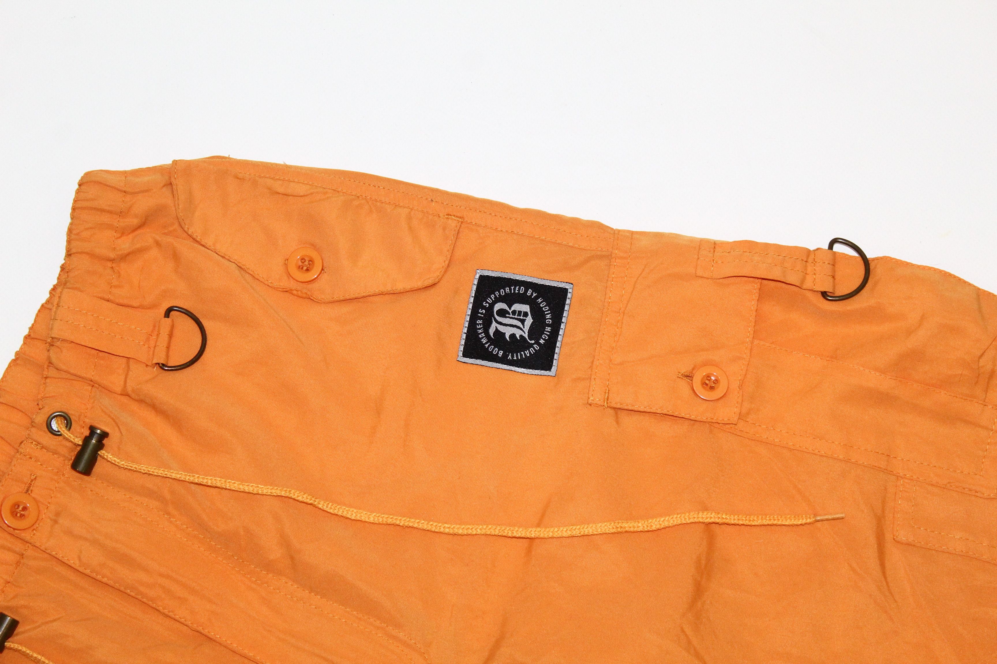 Japanese Brand VTG Body Maker JP Drawsting Waist Nylon Utility Cargo Pants Size US 30 / EU 46 - 5 Thumbnail
