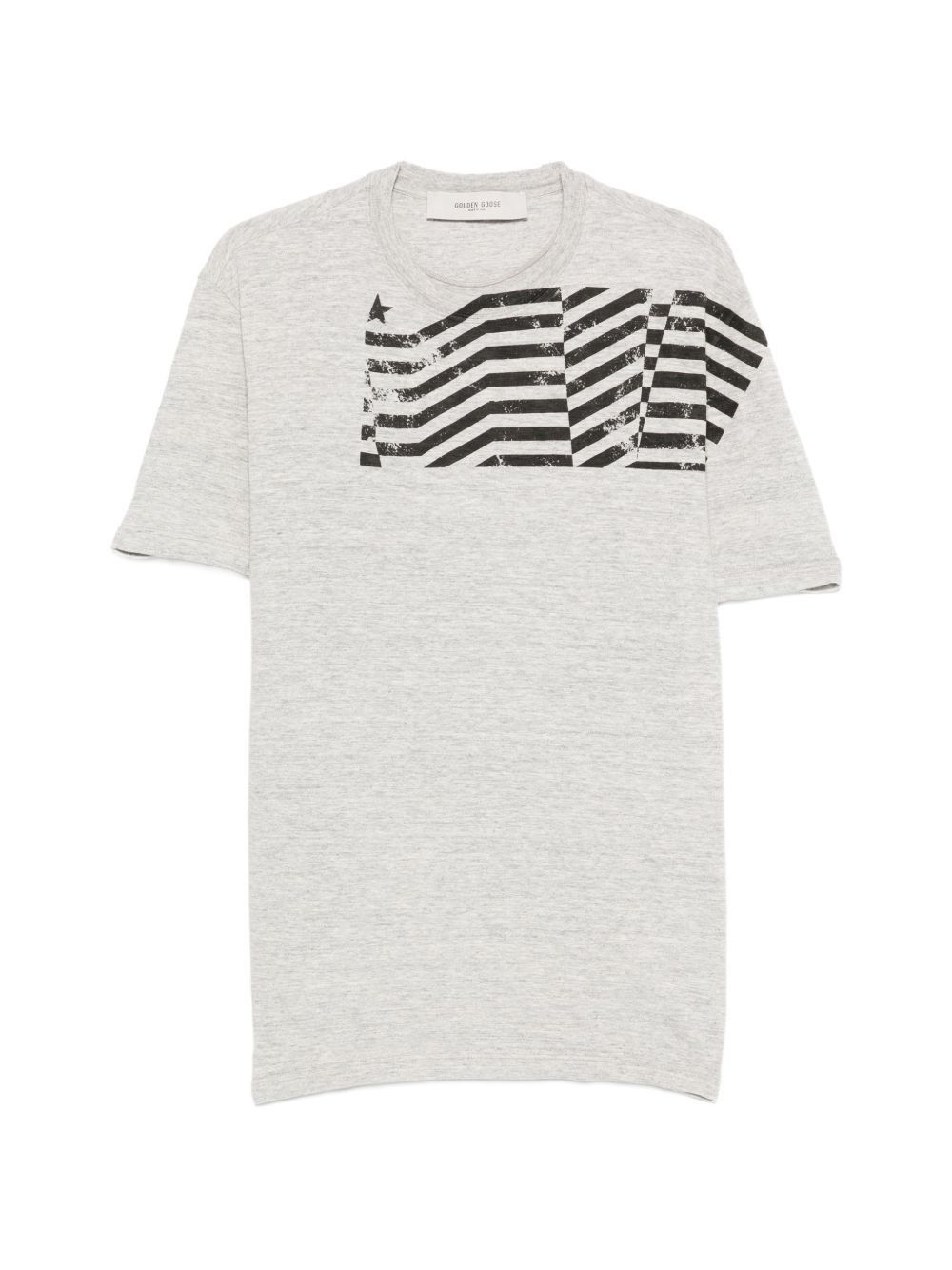 Golden Goose PRINTED COTTON T-SHIRT Size US M / EU 48-50 / 2 - 1 Thumbnail