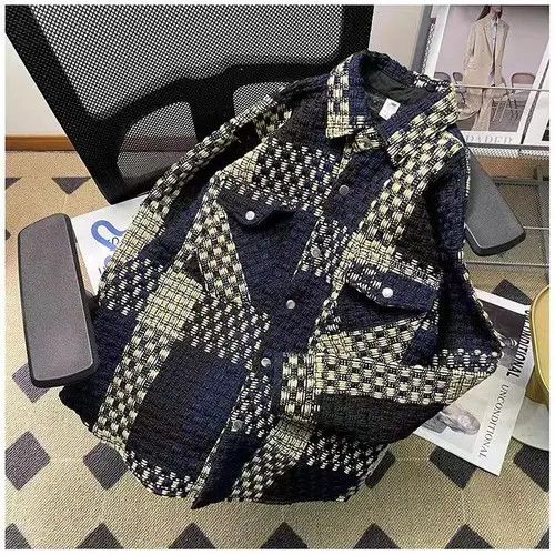 Japanese Brand Hop Street Loose Casual Woven Denim Jacket Size US XL / EU 56 / 4 - 7 Thumbnail