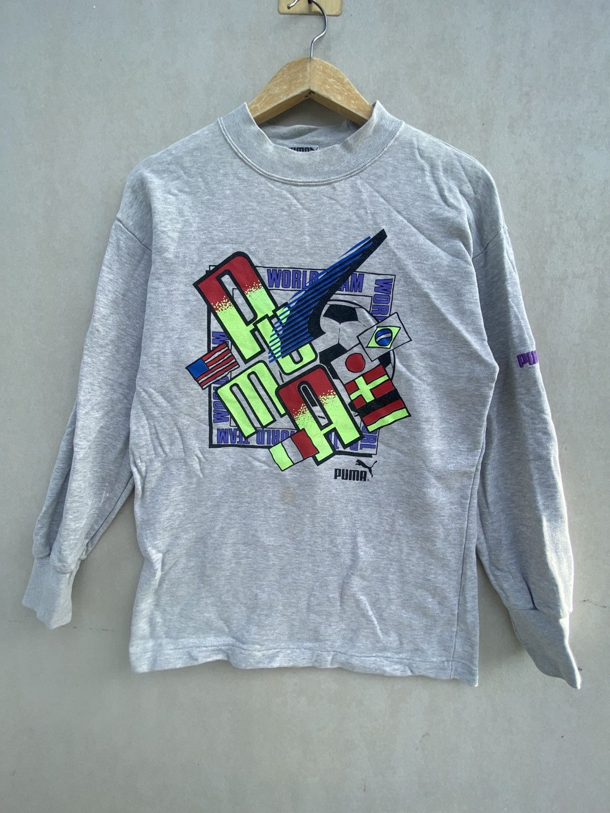 Puma Rare!! Vintage Puma Heather World Tour Olympic TB-01 Size US M / EU 48-50 / 2 - 1 Thumbnail