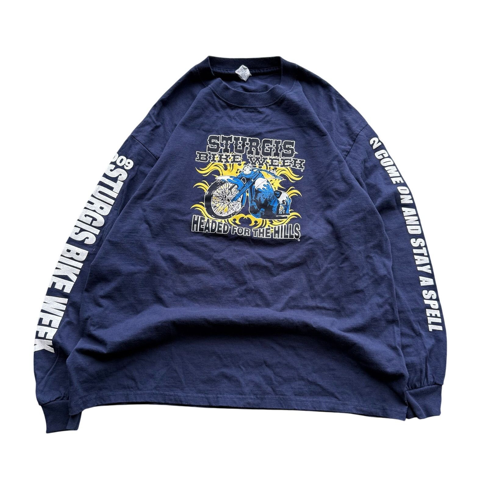 Vintage Vintage Y2K Sturgis Bike Week Longsleeve XL Size US XL / EU 56 / 4 - 2 Thumbnail