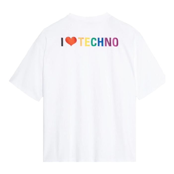 balenciaga i love techno t shirt