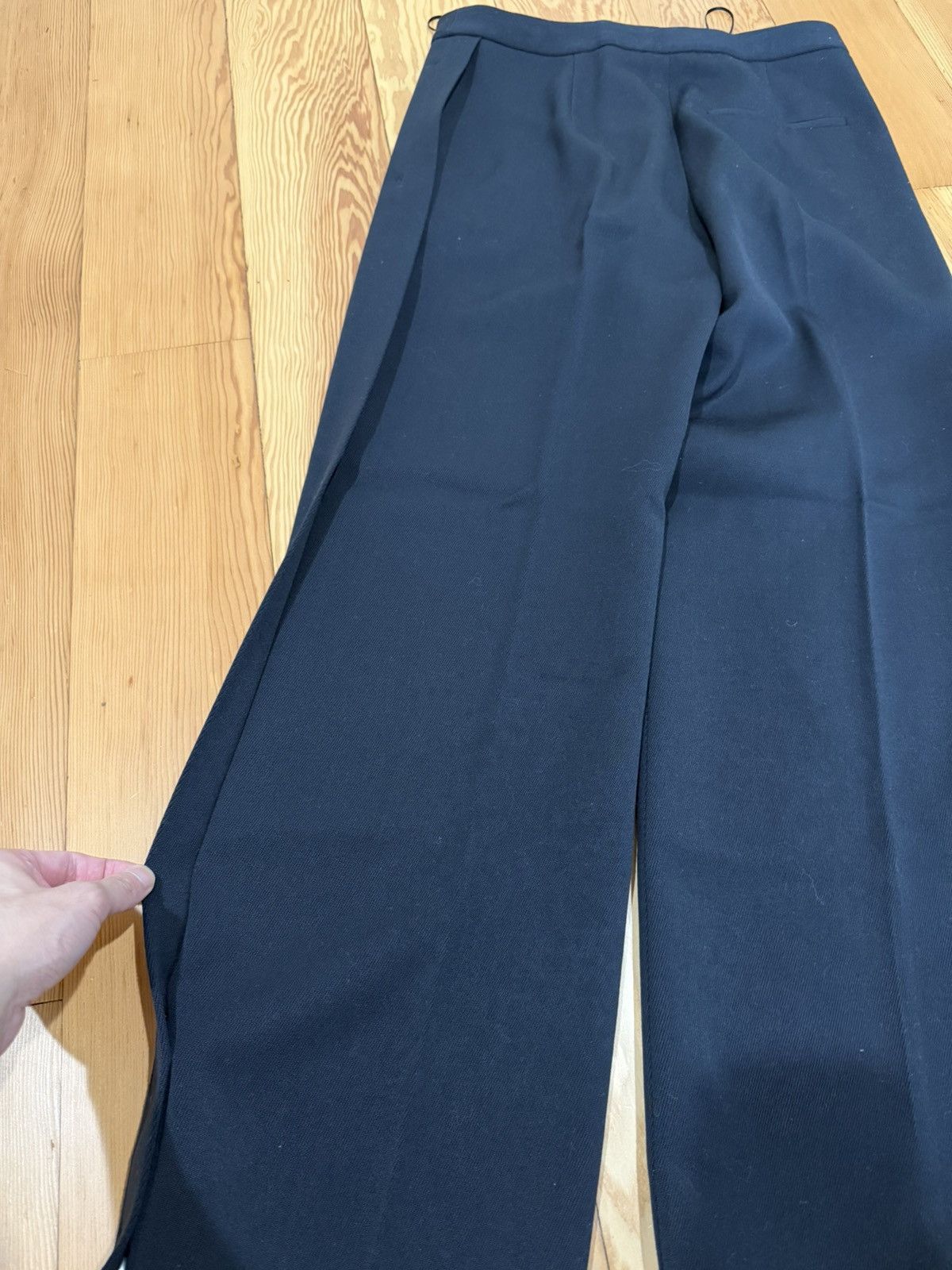 Jil Sander Jil Sander Virgin Wool palazzo Luigi Ankle Button Trouser Size US 30 / EU 46 - 6 Thumbnail