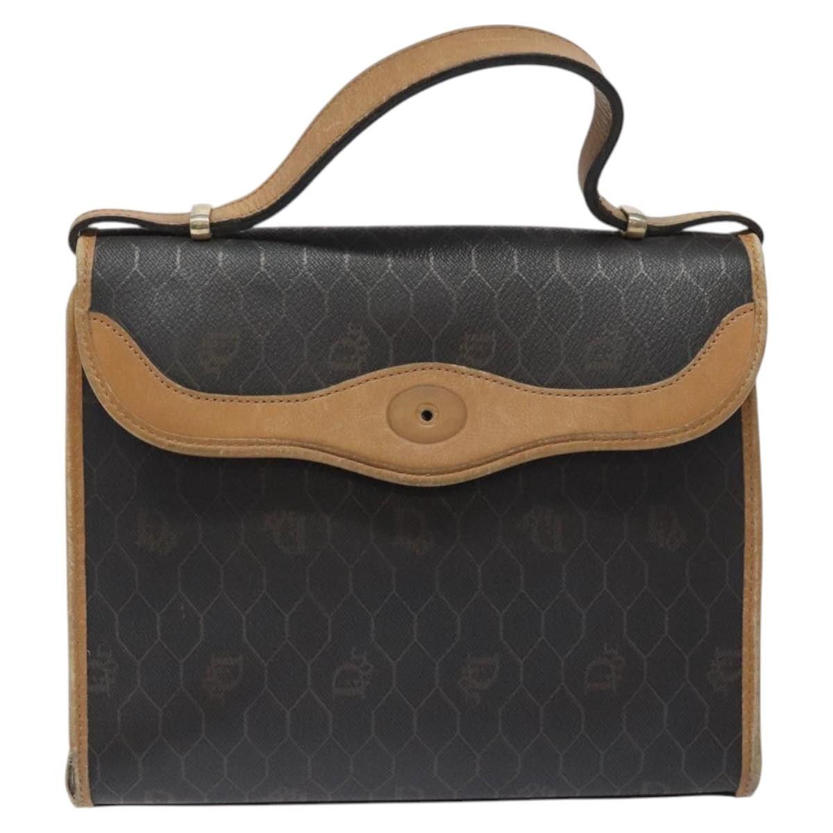 Dior DIOR Honeycomb Canvas Hand Bag Pvc Black Size ONE SIZE - 2 Thumbnail