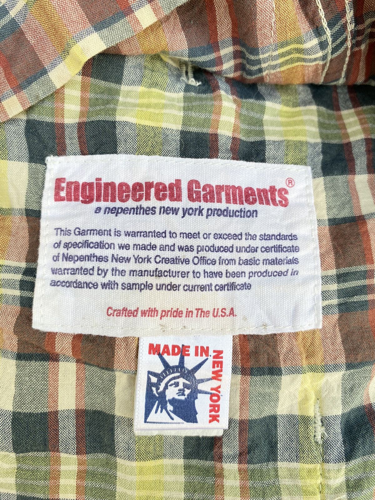 Engineered Garments Engineered Garments plaid blazer jacket Size ONE SIZE - 4 Thumbnail