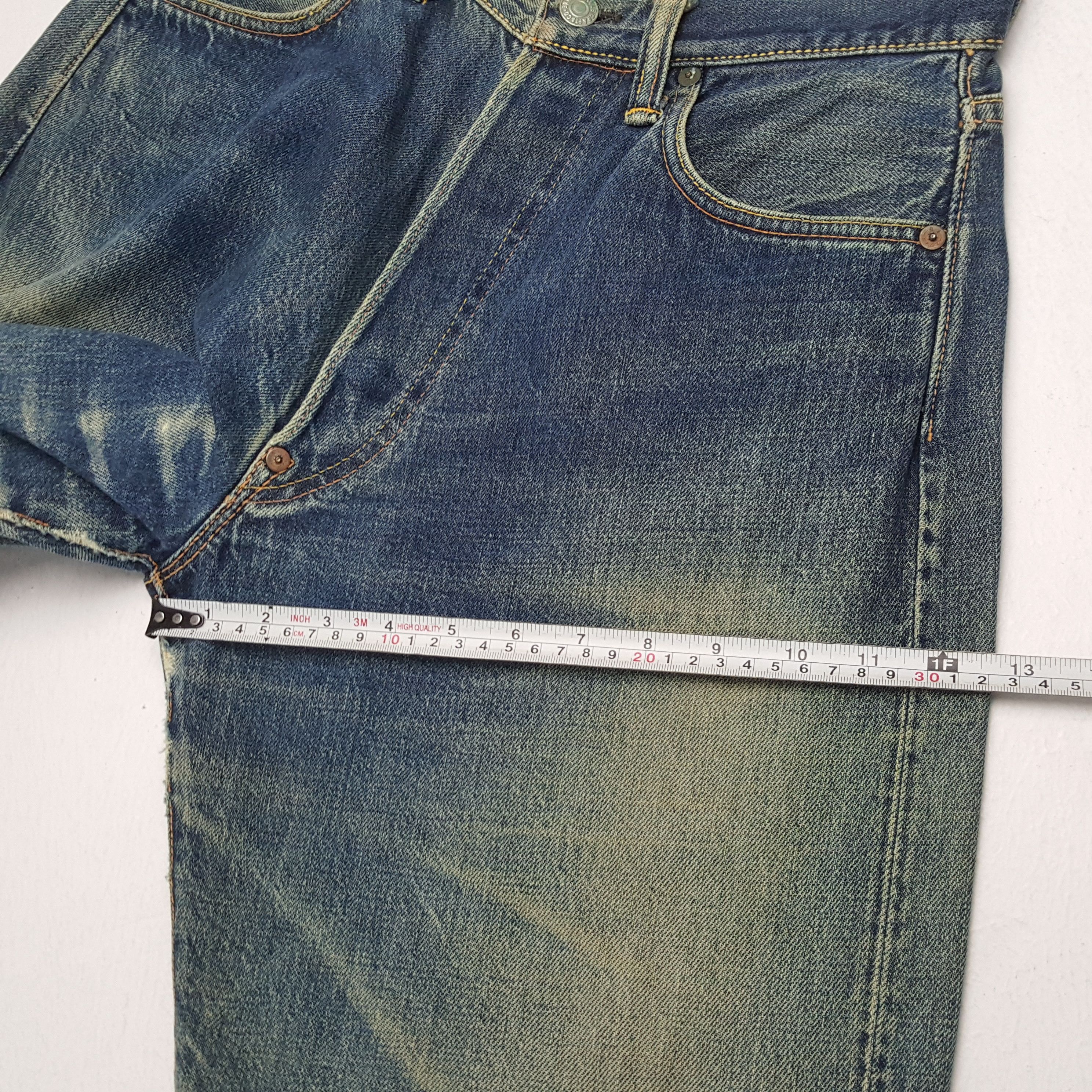 Evisu × Japanese Brand × Vintage Vintage EVISU Japanese Brand Daicock Custom Style Jeans Size US 29 - 9 Thumbnail