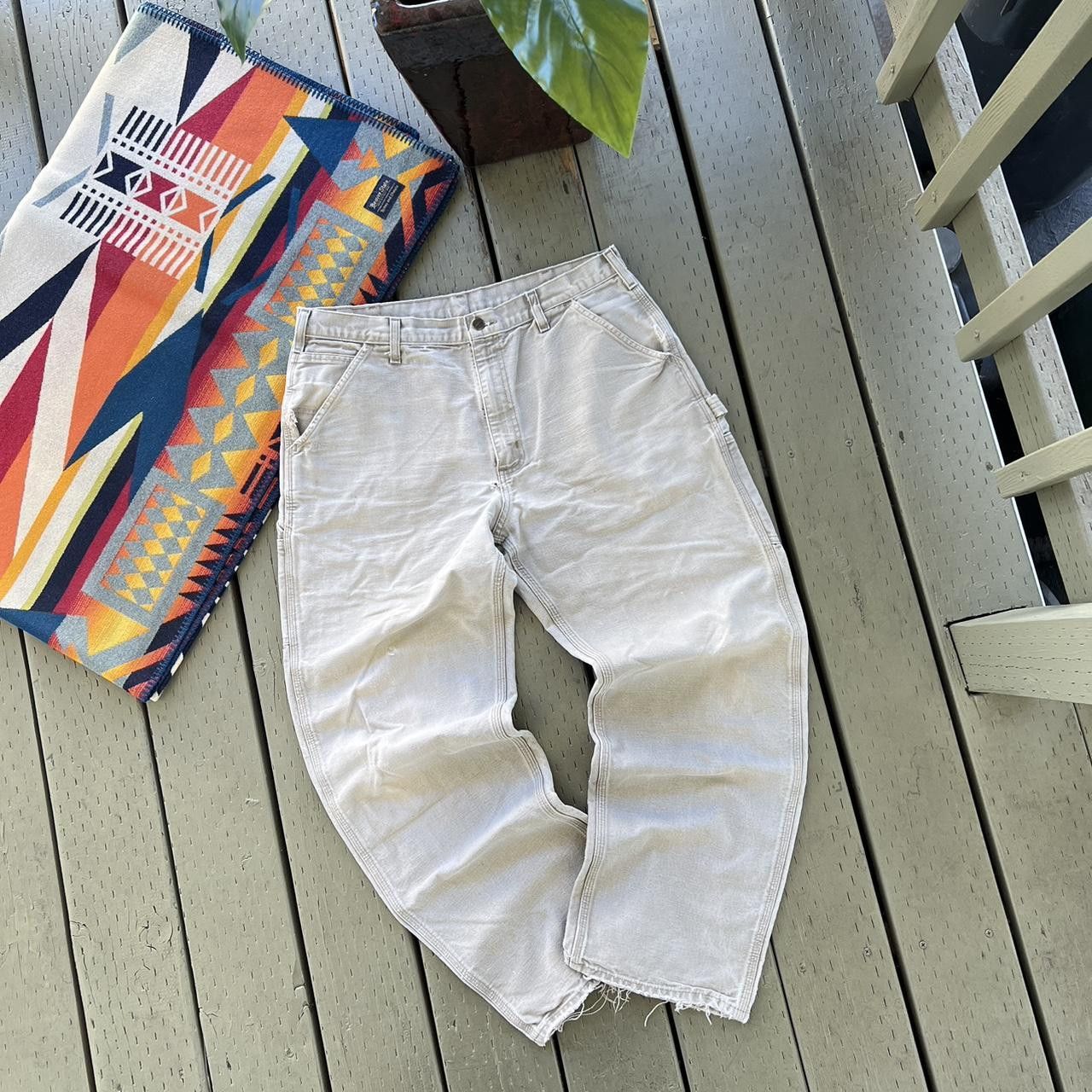 Carhartt Carhartt Pants Men Carpenter Cargo Dungaree Distressed Work Size US 34 / EU 50 - 2 Thumbnail