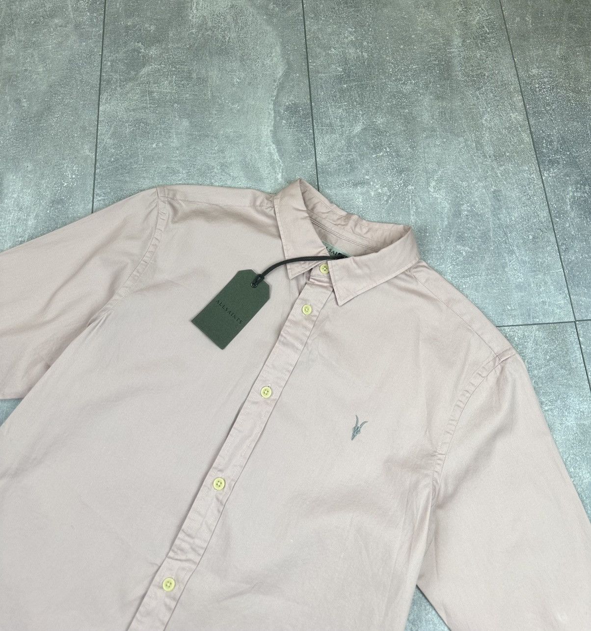 Allsaints New Allsaints Japanese Pink Shirt Button Up Size US M / EU 48-50 / 2 - 4 Thumbnail