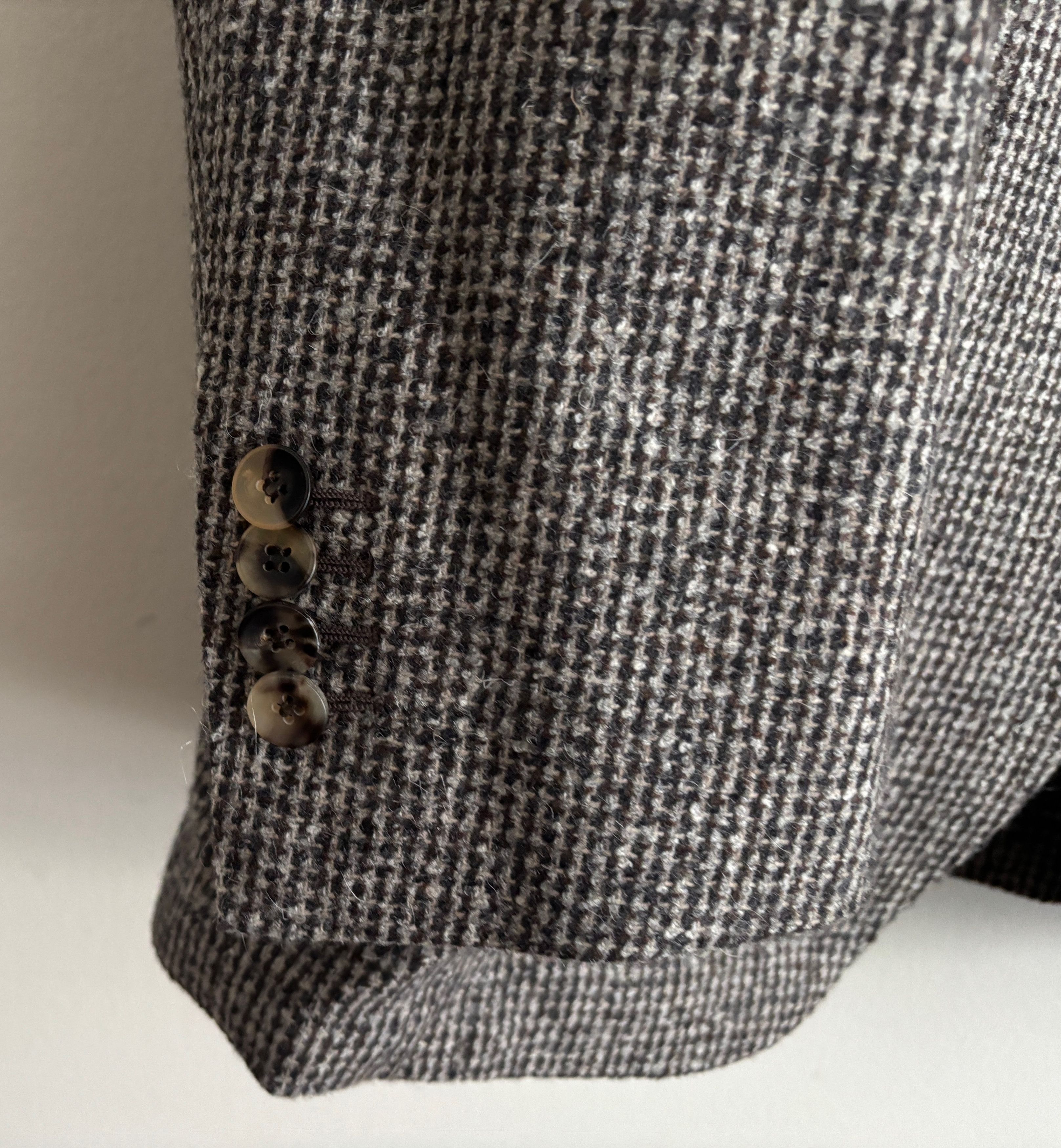 Suitsupply $995 Unstructured Grey Brown Tweed Suit-40, Pants 30 Size 40R - 4 Thumbnail