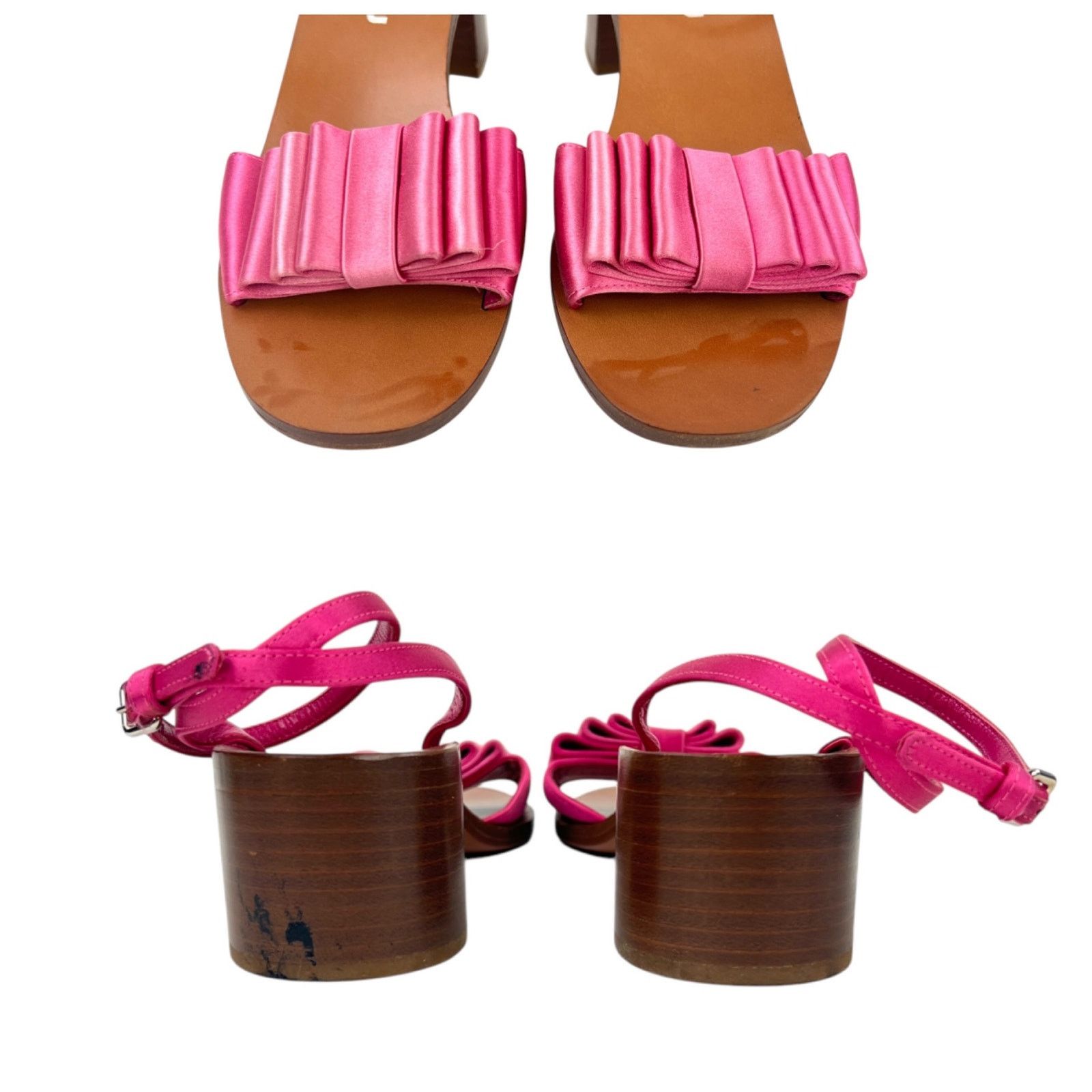Miu Miu Miu Miu Satin Ribbon Sandals Size US 6.5 / IT 36.5 - 5 Thumbnail