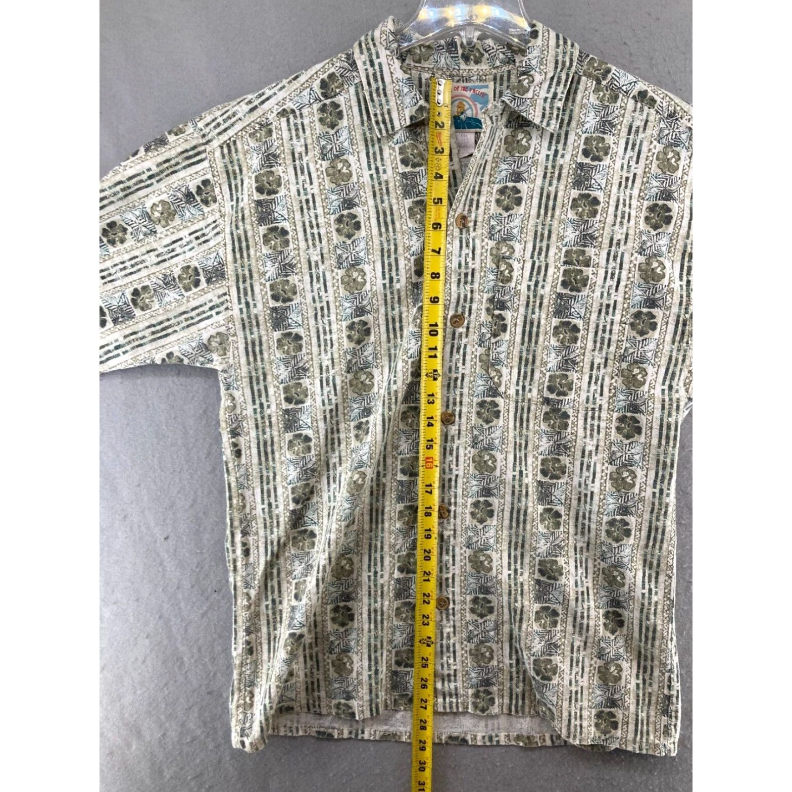 Paradise VINTAGE Paradise of The Pacific Shirt Mens Large Hawiian Floral Made in USA Size US L / EU 52-54 / 3 - 3 Thumbnail