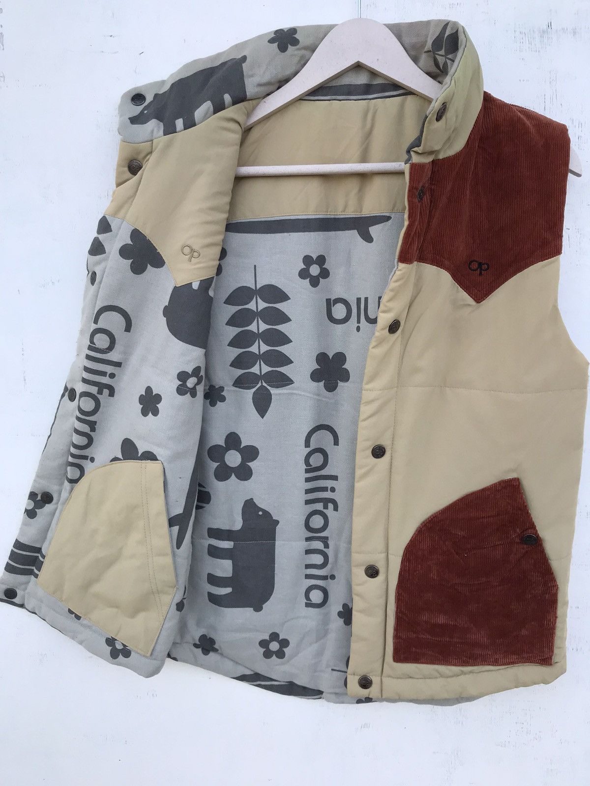 Japanese Brand × Ocean Pacific × Vintage Vintage Ocean Pasific Reversible Vest Jacket Size US S / EU 44-46 / 1 - 9 Thumbnail