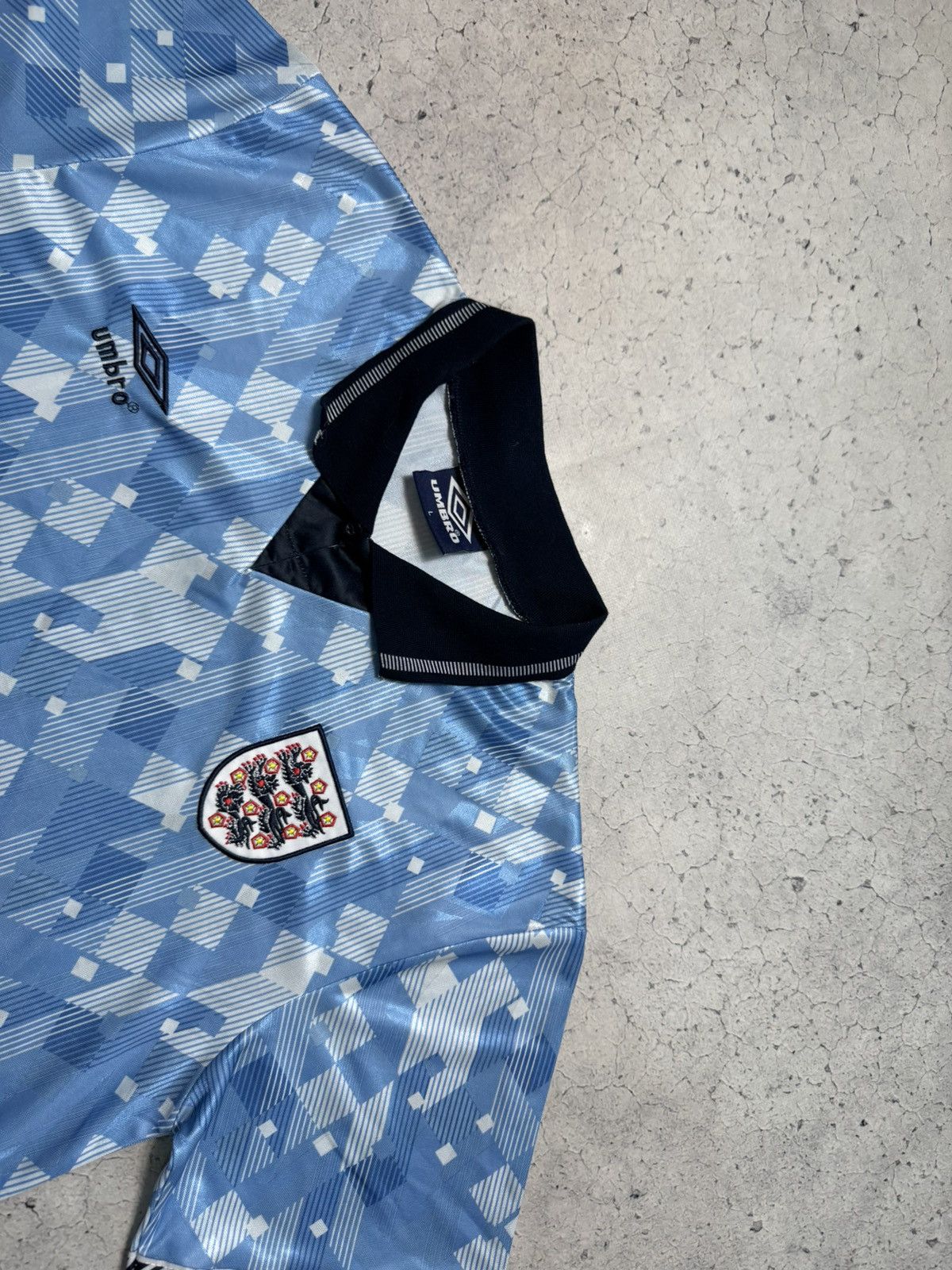 Umbro Umbro England Team 1990 Vintage 90’s Jersey Soccer Size US L / EU 52-54 / 3 - 5 Thumbnail