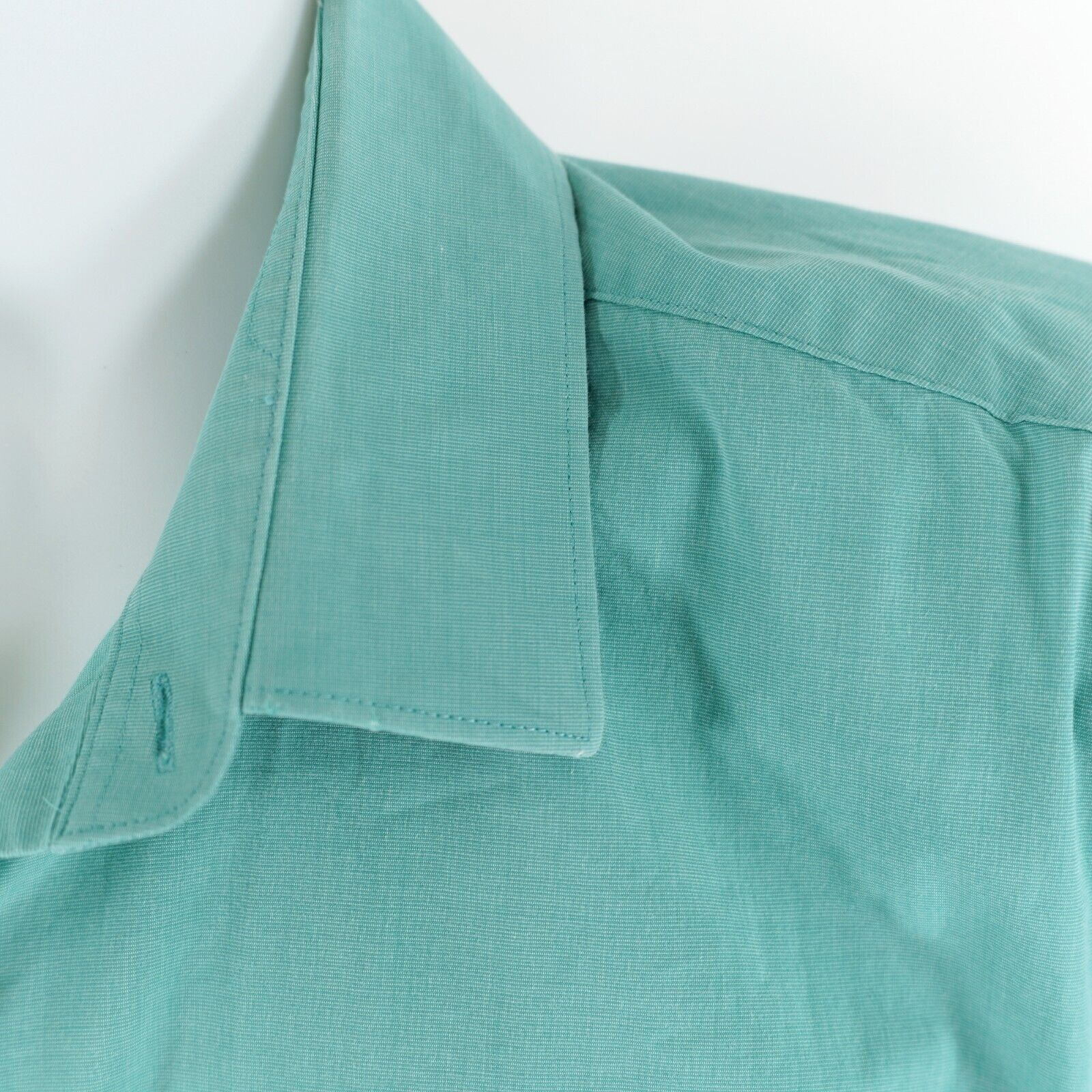 Express Express 1MX Fitted XL 17-17.5 Blue/Green Collared Dress Shir Size US XL / EU 56 / 4 - 4 Thumbnail