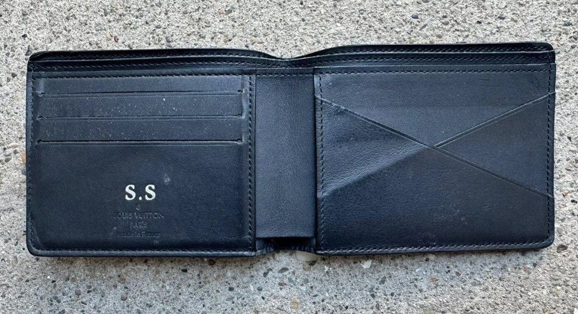 Louis Vuitton 🔥Louis Vuitton🔥Men’s Black Damier Leather Wallet (SP4123) Size ONE SIZE - 3 Thumbnail