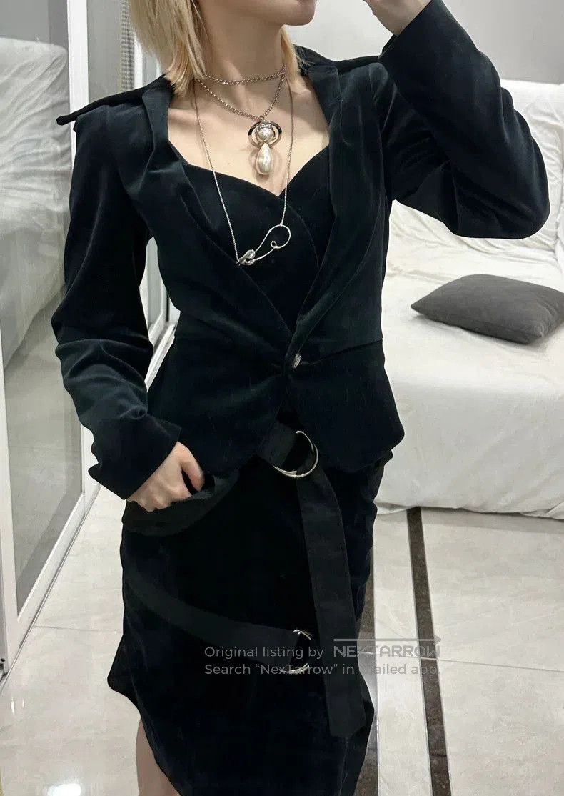 Vivienne Westwood Vivienne Westwood Heart Velvet Blazer Coat . Size US M / EU 48-50 / 2 - 4 Thumbnail