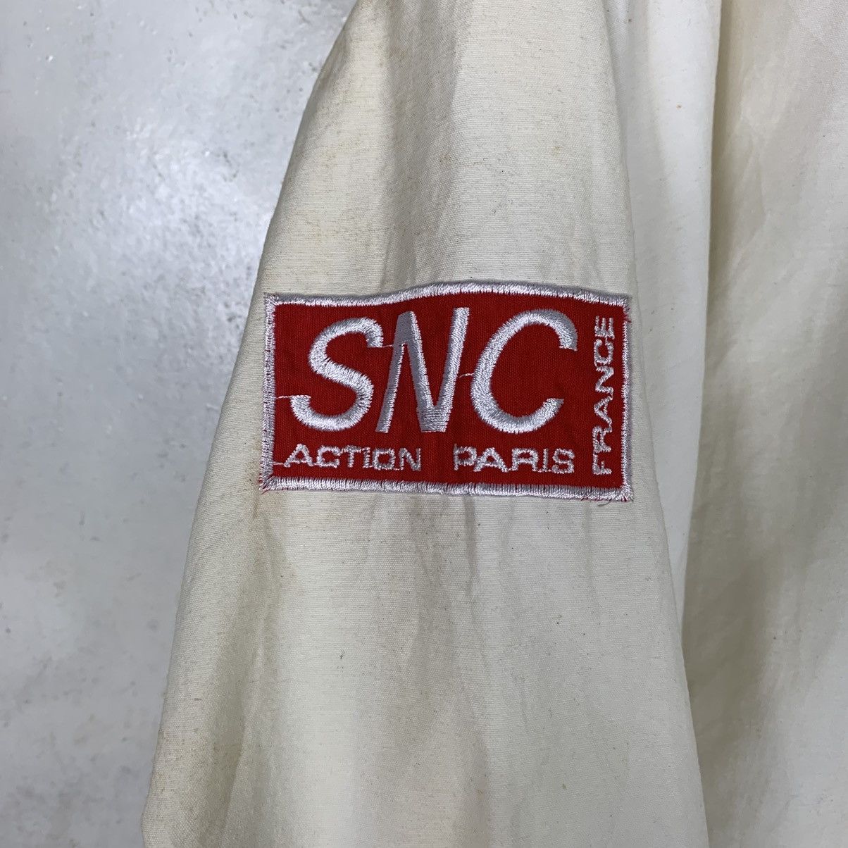 Other Vintage SNC Paris Grand Prix Racing Team Jacket Size US L / EU 52-54 / 3 - 18 Thumbnail