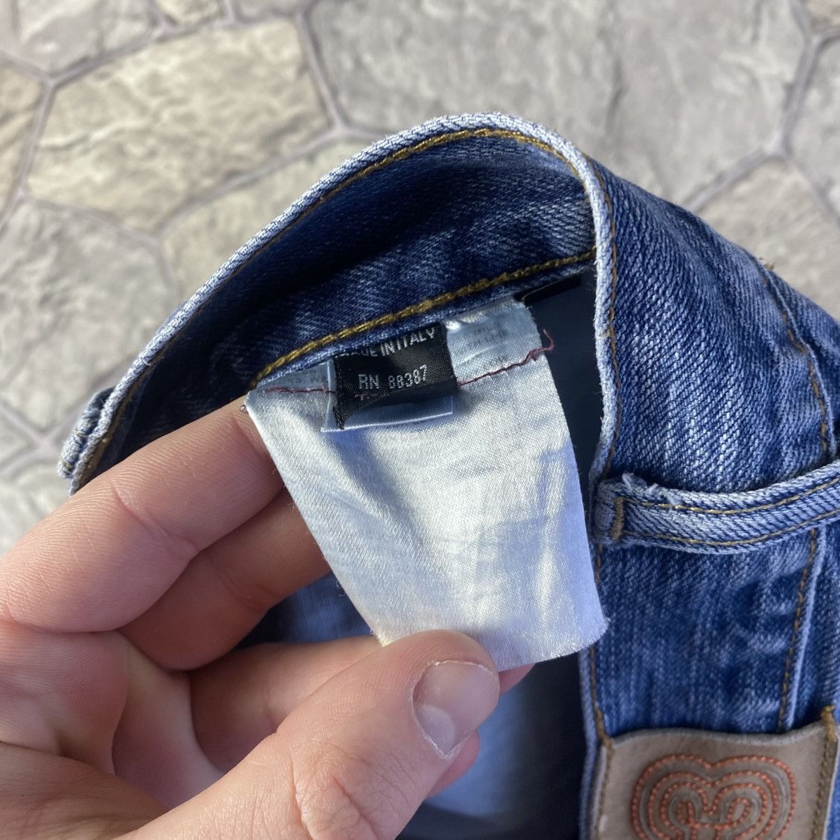 Yohji Yamamoto Yohji Yamamoto Y-3 Adidas Embroidered Big Logo Jeans Size US 32 / EU 48 - 14 Thumbnail