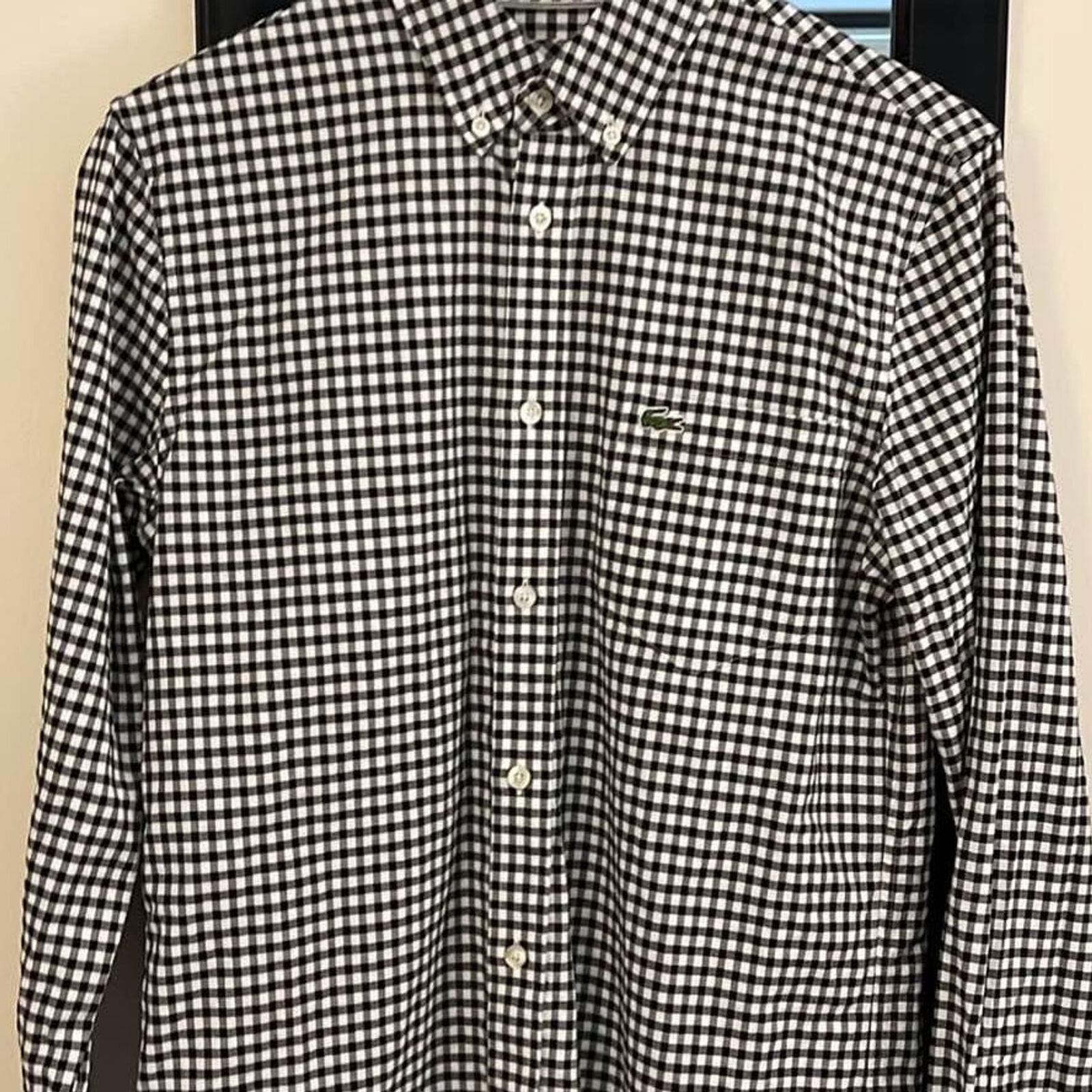Lacoste Lacoste Black Checker shirt Size US S / EU 44-46 / 1 - 3 Thumbnail