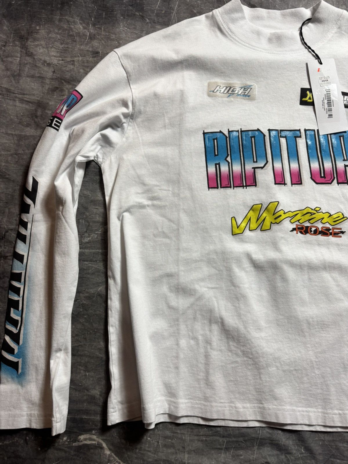 Martine Rose Martine Rose BMX Funnel Neck Long Sleeve Size US M / EU 48-50 / 2 - 2 Thumbnail