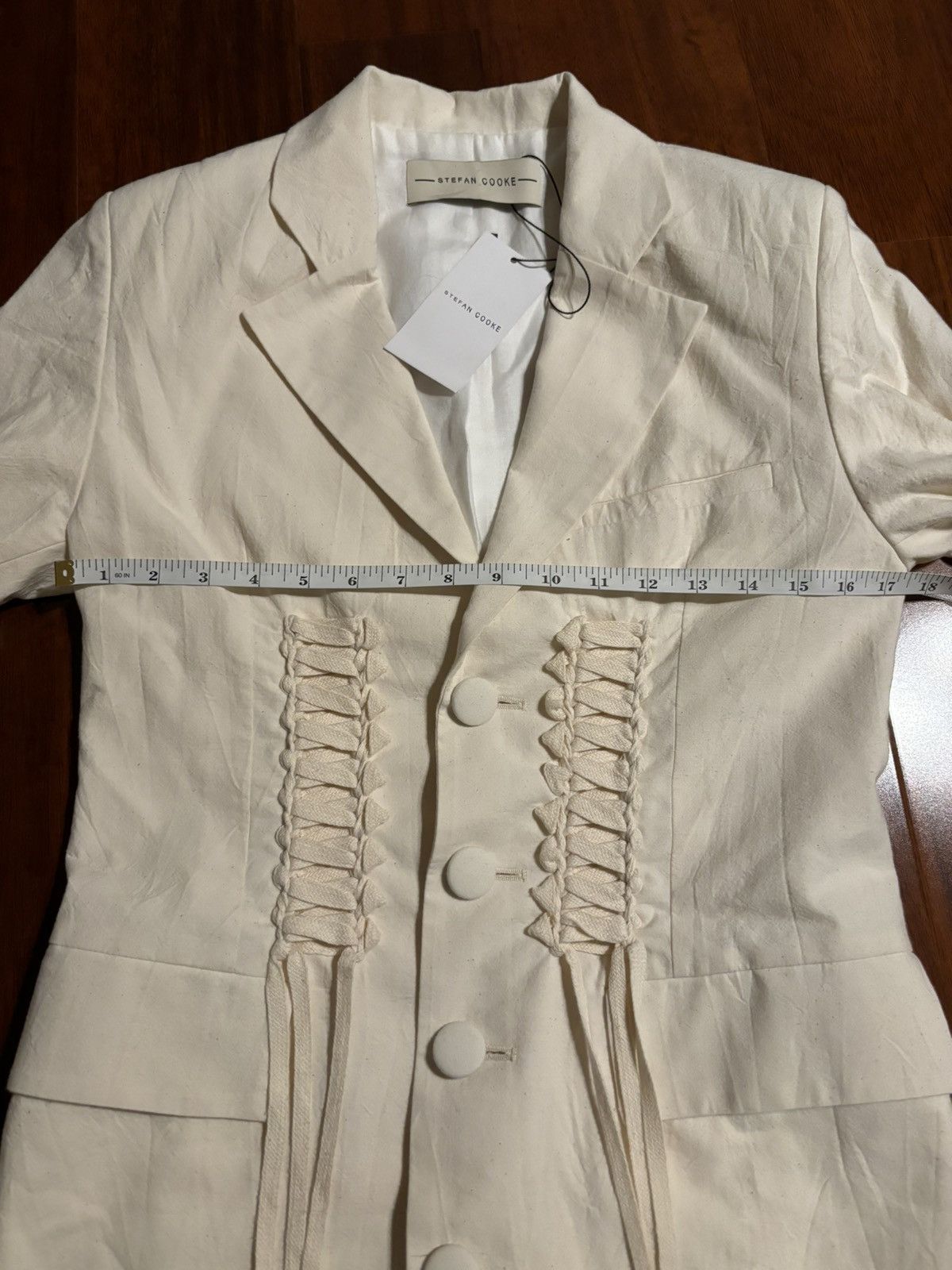 Stefan Cooke Stefan Cooke SS20 Corset Blazer Size 36S - 8 Thumbnail