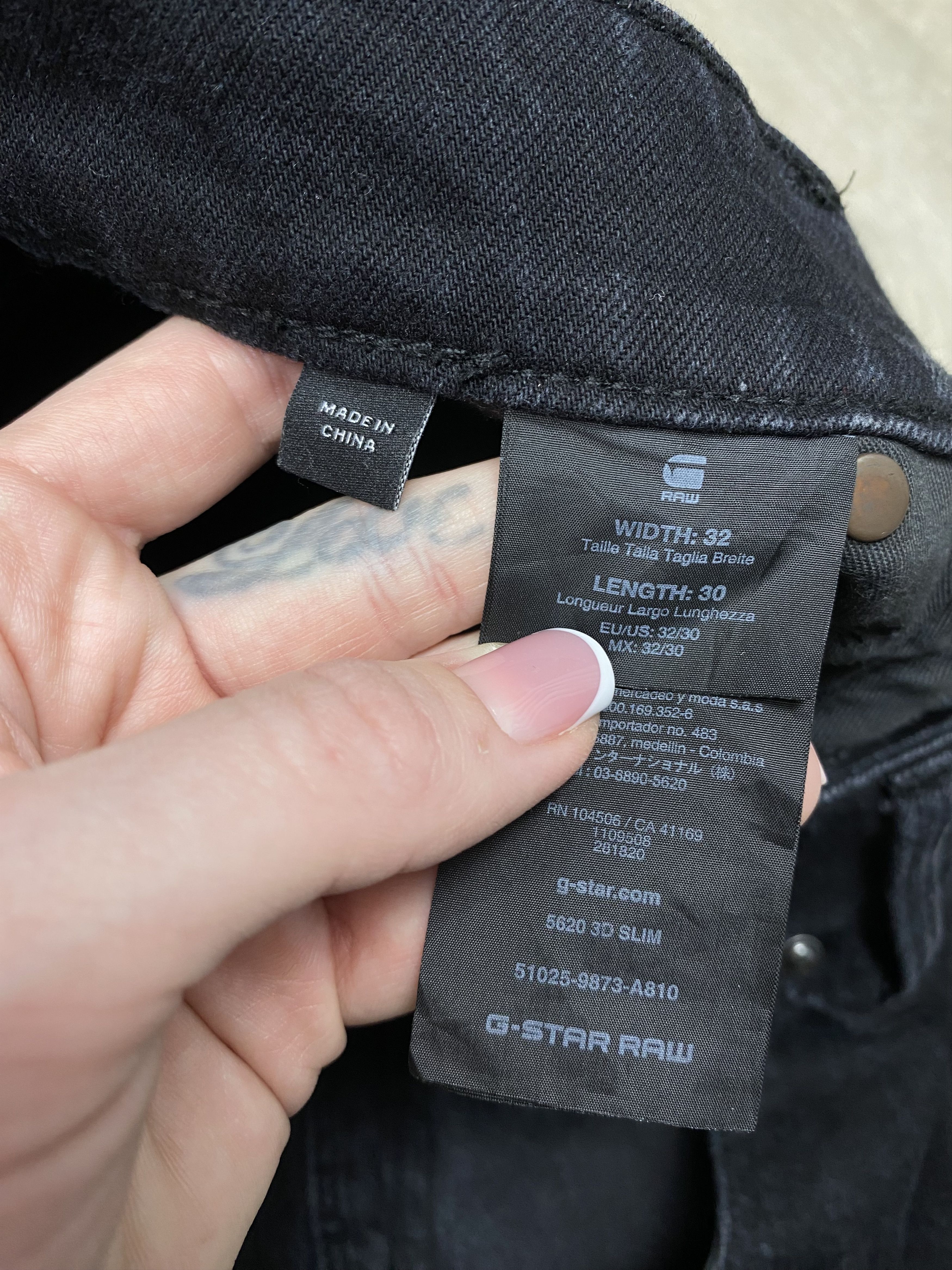 G-Star G Star Raw Vintage Mens Denim Pants Double Knee Jeans Size US 32 / EU 48 - 4 Thumbnail