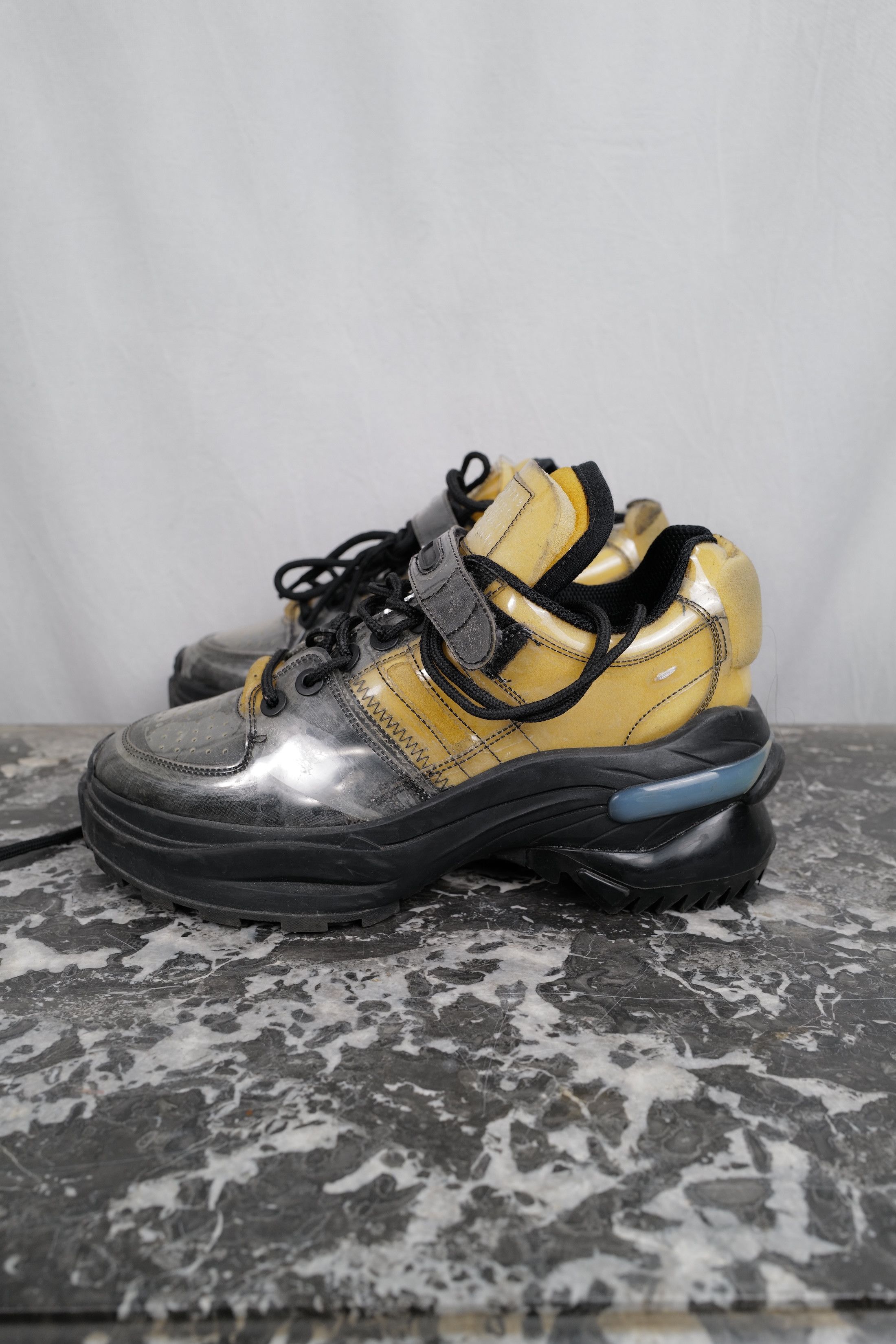 Maison Margiela Maison Margiela PVC Clear Retro Fit Chunky Sole Sneaker Size US 8 / EU 41 - 3 Thumbnail