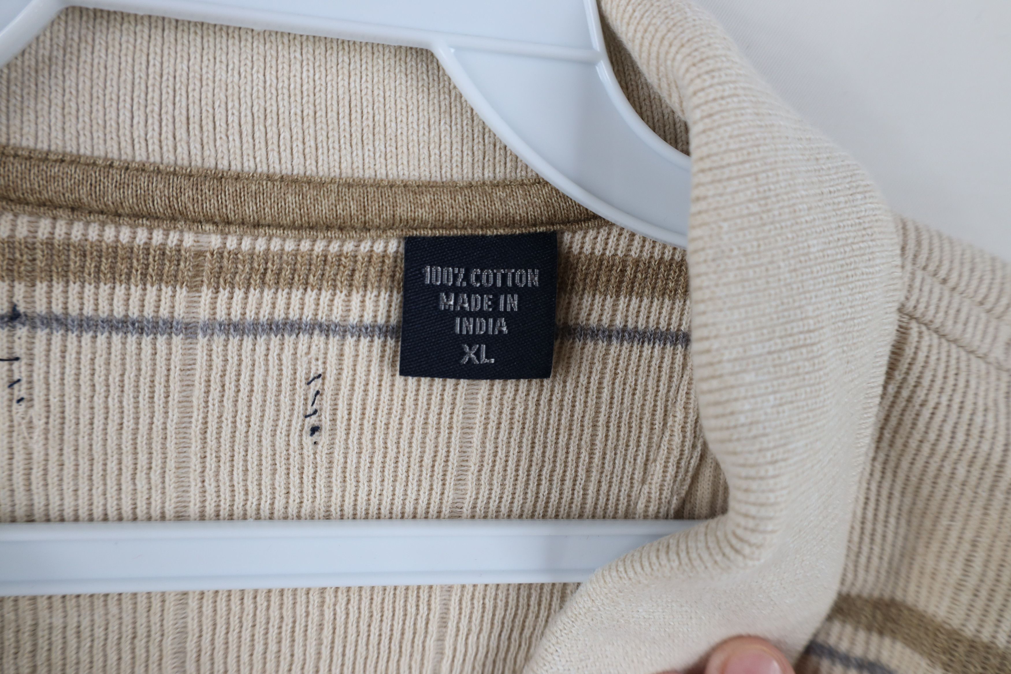 Vintage Vintage 90s Streetwear Ribbed Knit Long Sleeve Rugby Polo Size US XL / EU 56 / 4 - 8 Thumbnail