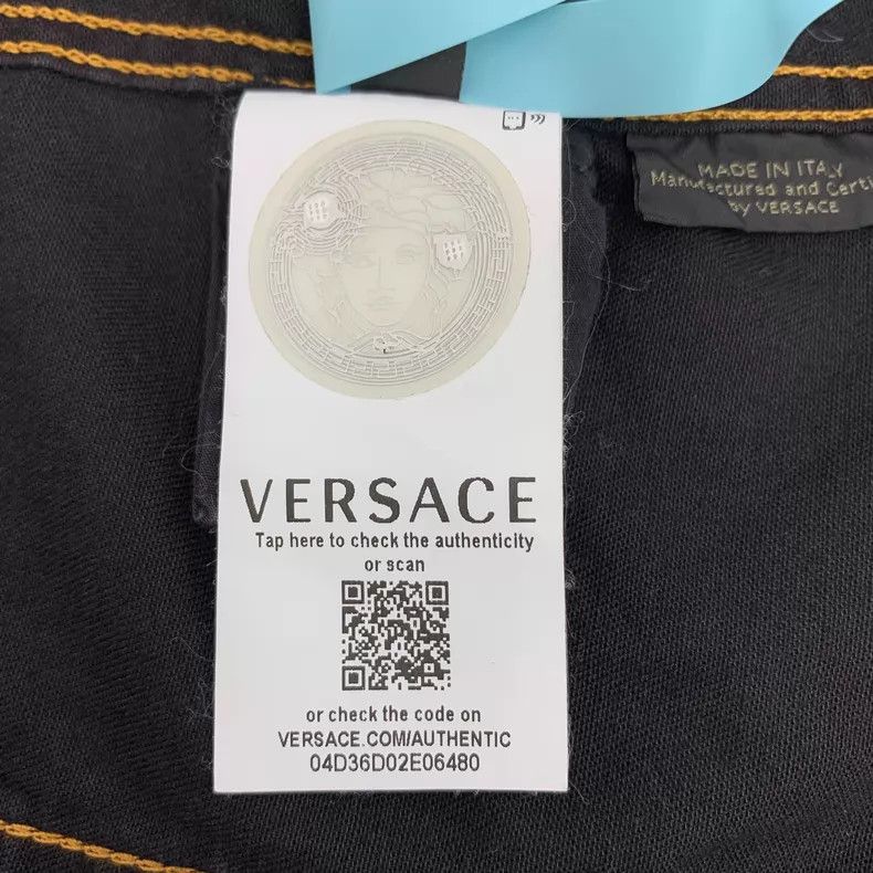 Other Versace Black Medusa head cotton lapel single-breasted lon Size US M / EU 48-50 / 2 - 7 Thumbnail