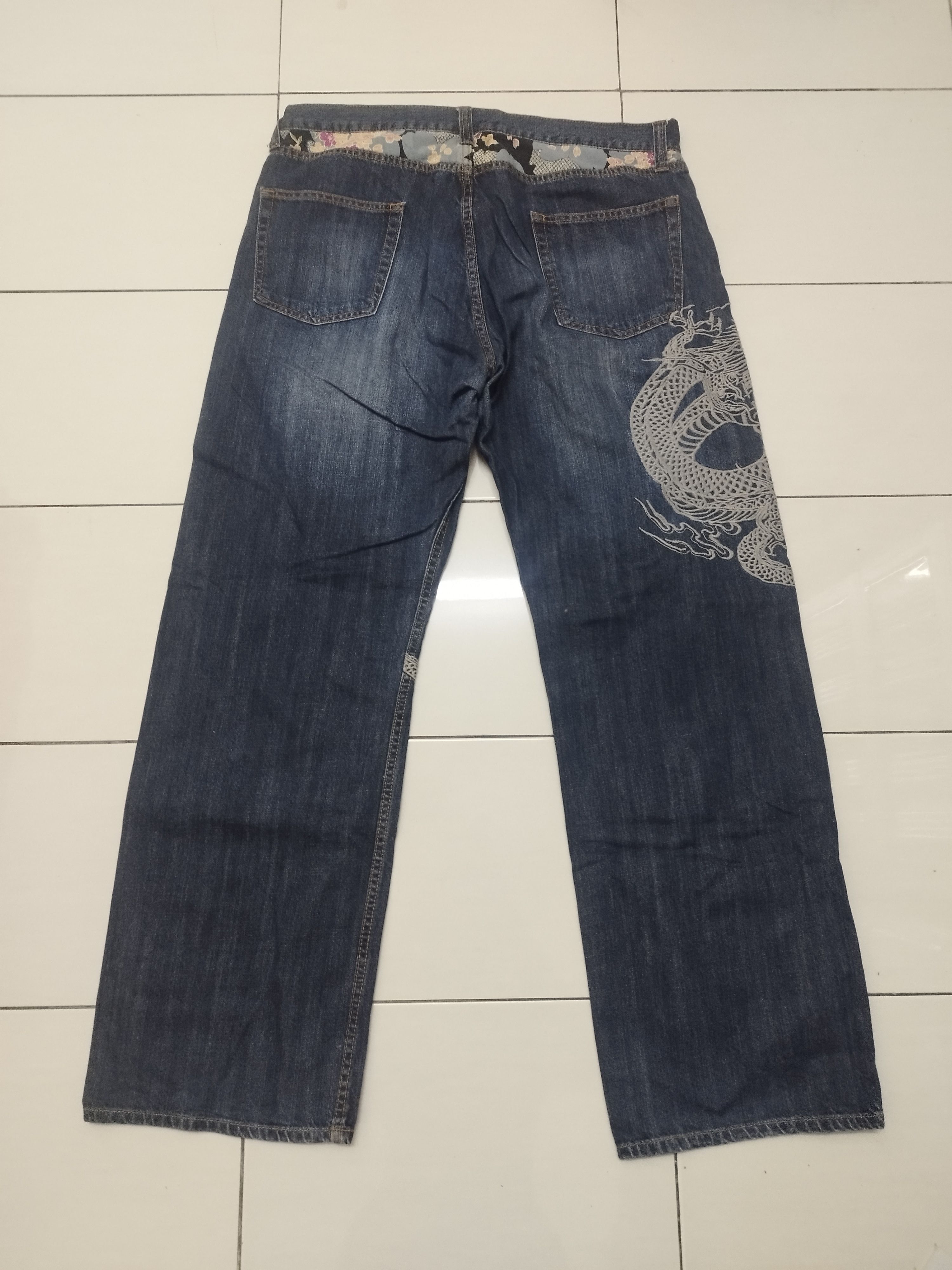 Japanese Brand JAPANESE BRAND DOUBLE DRAGON JEANS Size US 38 / EU 54 - 6 Thumbnail