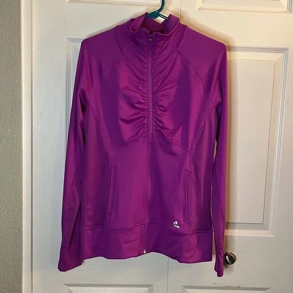 Adidas Adidas Climalite Zip Up Jacket M in Fuchsia Size M / US 6-8 / IT 42-44 - 3 Thumbnail