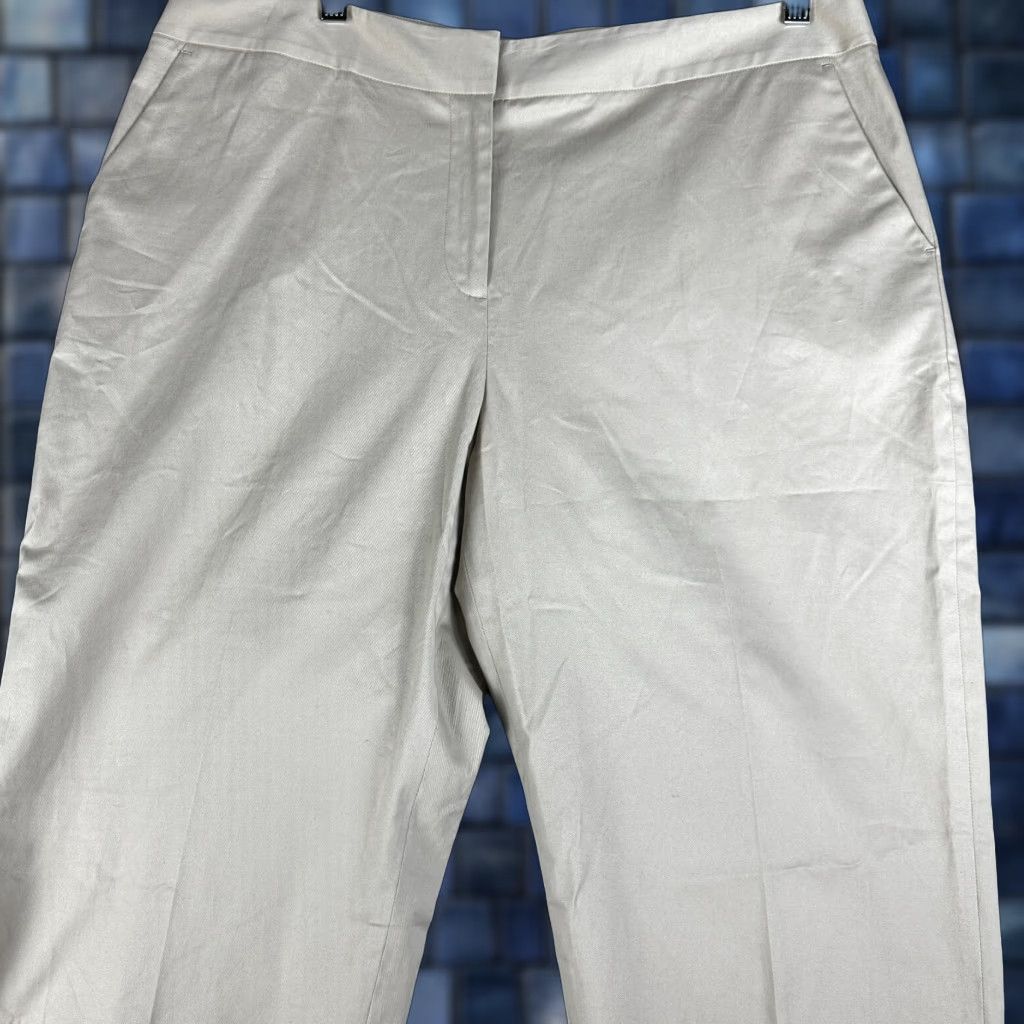 Pendleton Pendleton Pants Womens 16P Khaki Straight Leg Pockets Cotton Blend Stretch Basic Wearable Beige Modern Classic Size 24" / US 00 / IT 34 - 1 Thumbnail