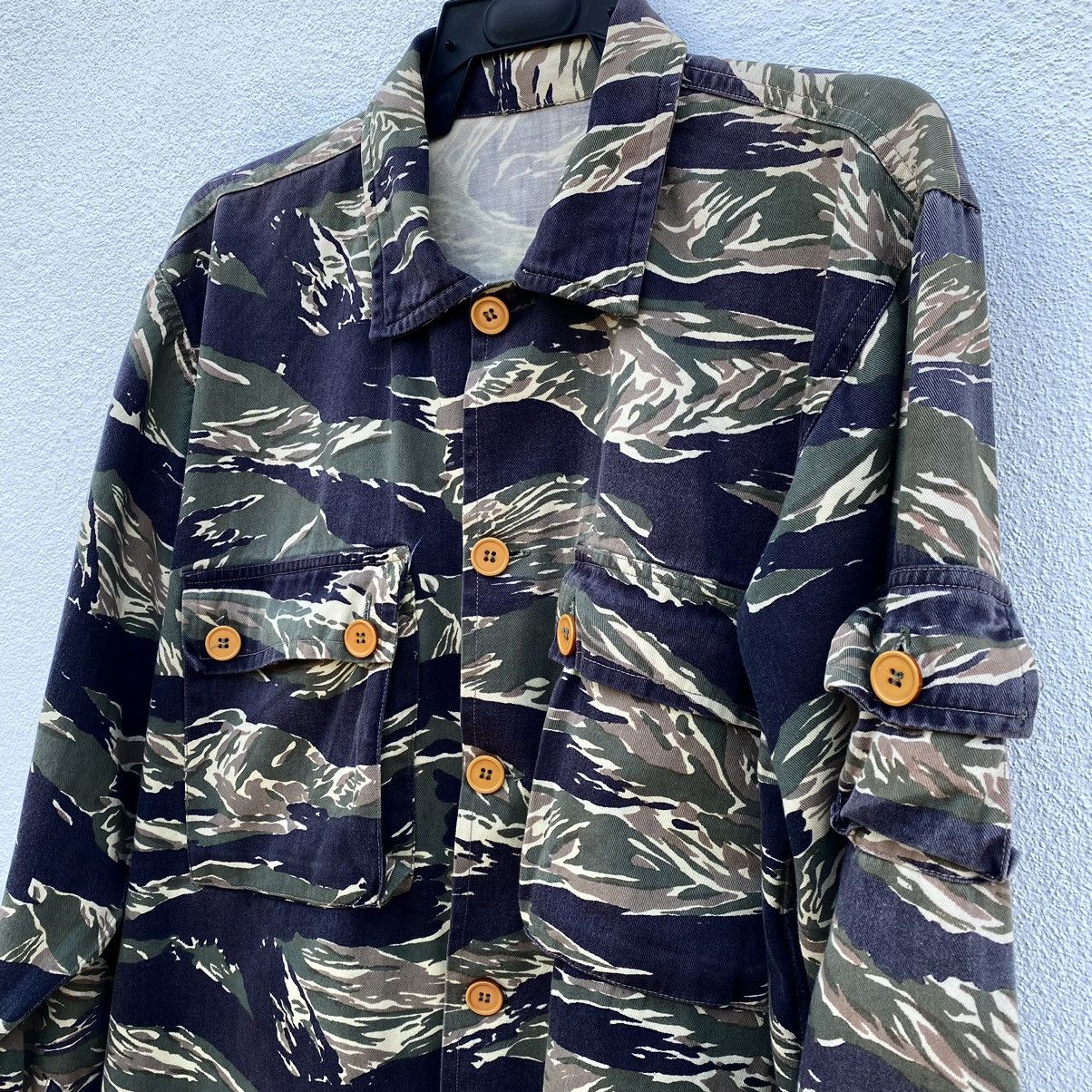 Other US ARMY 'Tiger Stripes Camouflage' Nam-War Jacket 80s USA Size US L / EU 52-54 / 3 - 3 Thumbnail