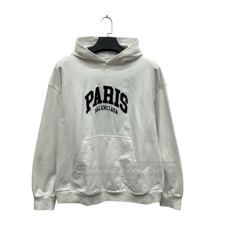 Balenciaga Balenciaga City series logo embroidered hooded sweater Size US M / EU 48-50 / 2 - 1 Thumbnail