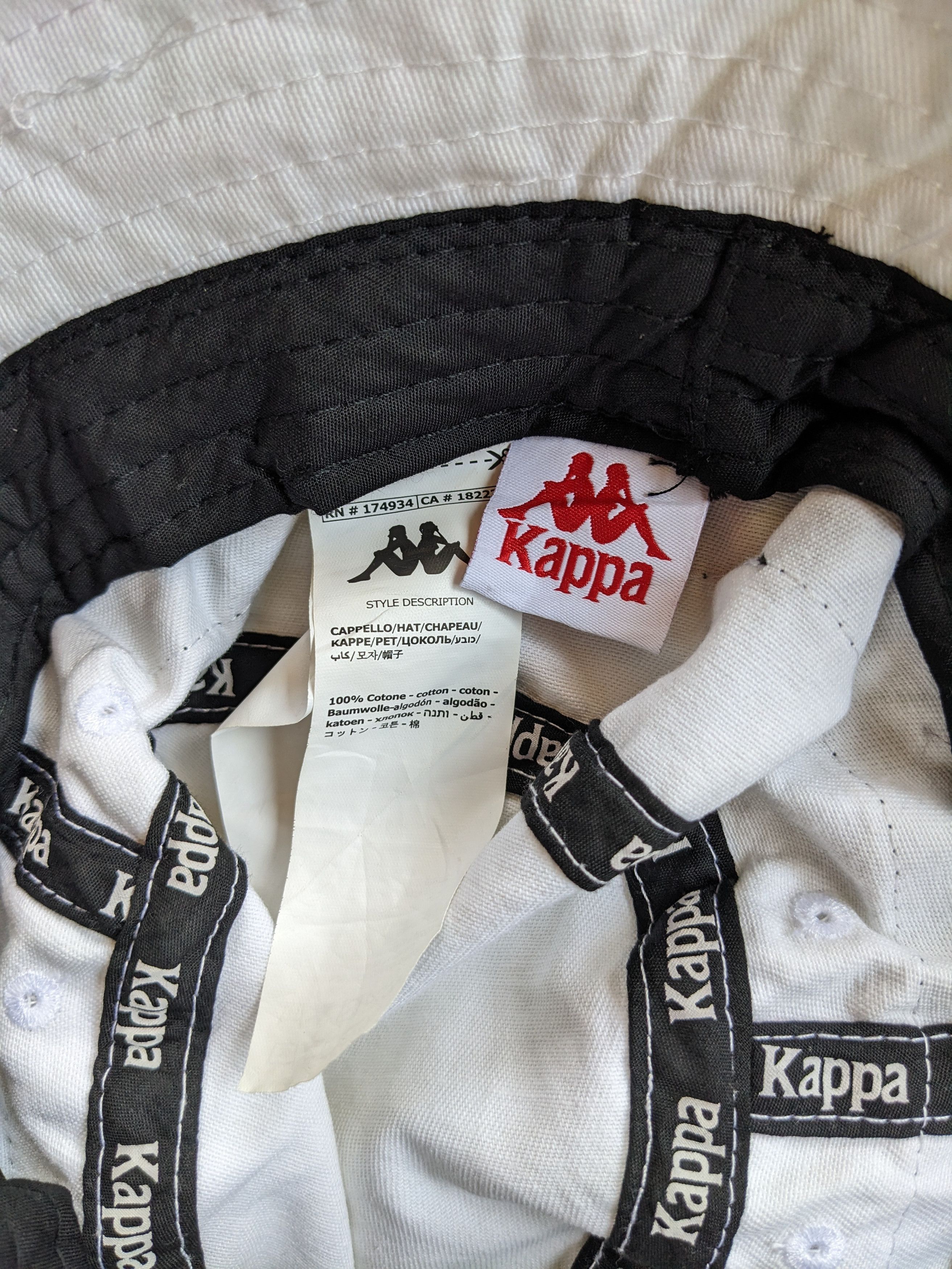 Kappa Kappa sidetape bucket hat holligan Size ONE SIZE - 5 Thumbnail