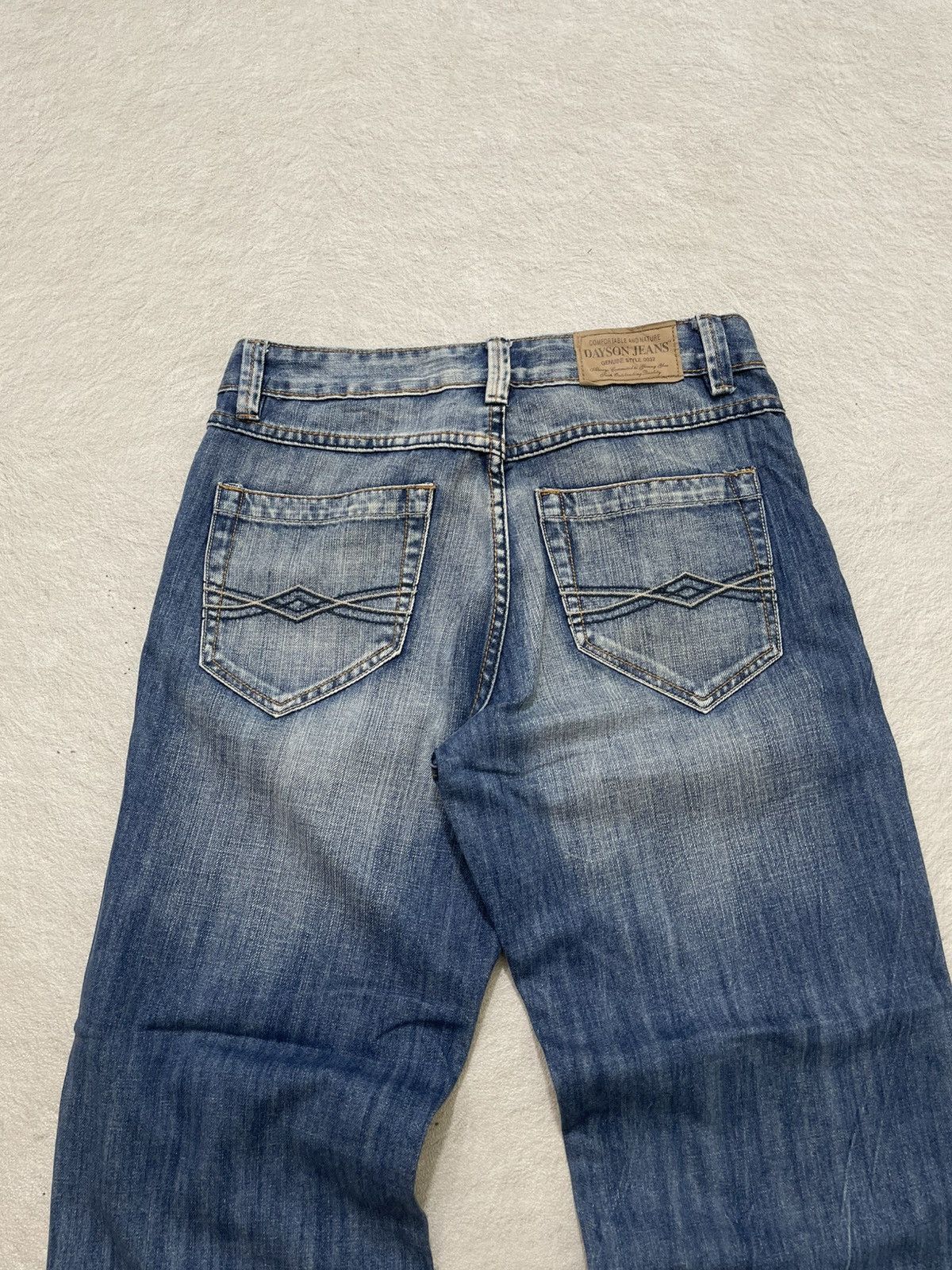 Number (N)ine 2000s Archival Japanese Baggy Jeans Washed Y2K Ifsix Number Size US 30 / EU 46 - 8 Thumbnail