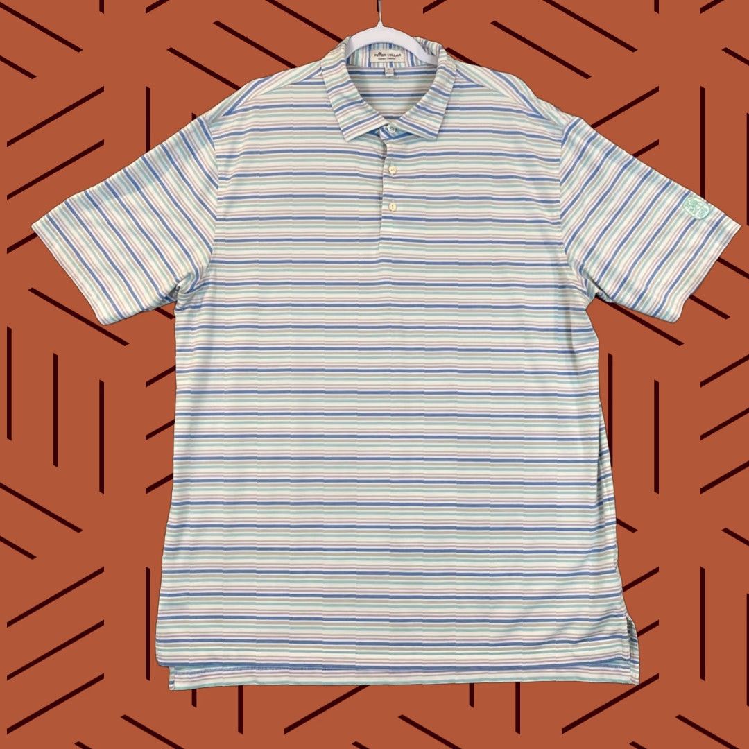 Peter Millar Peter Millar Polo Mens XL Golf Shirt Summer Comfort 1696 Jonathans Landing Size US XL / EU 56 / 4 - 1 Thumbnail