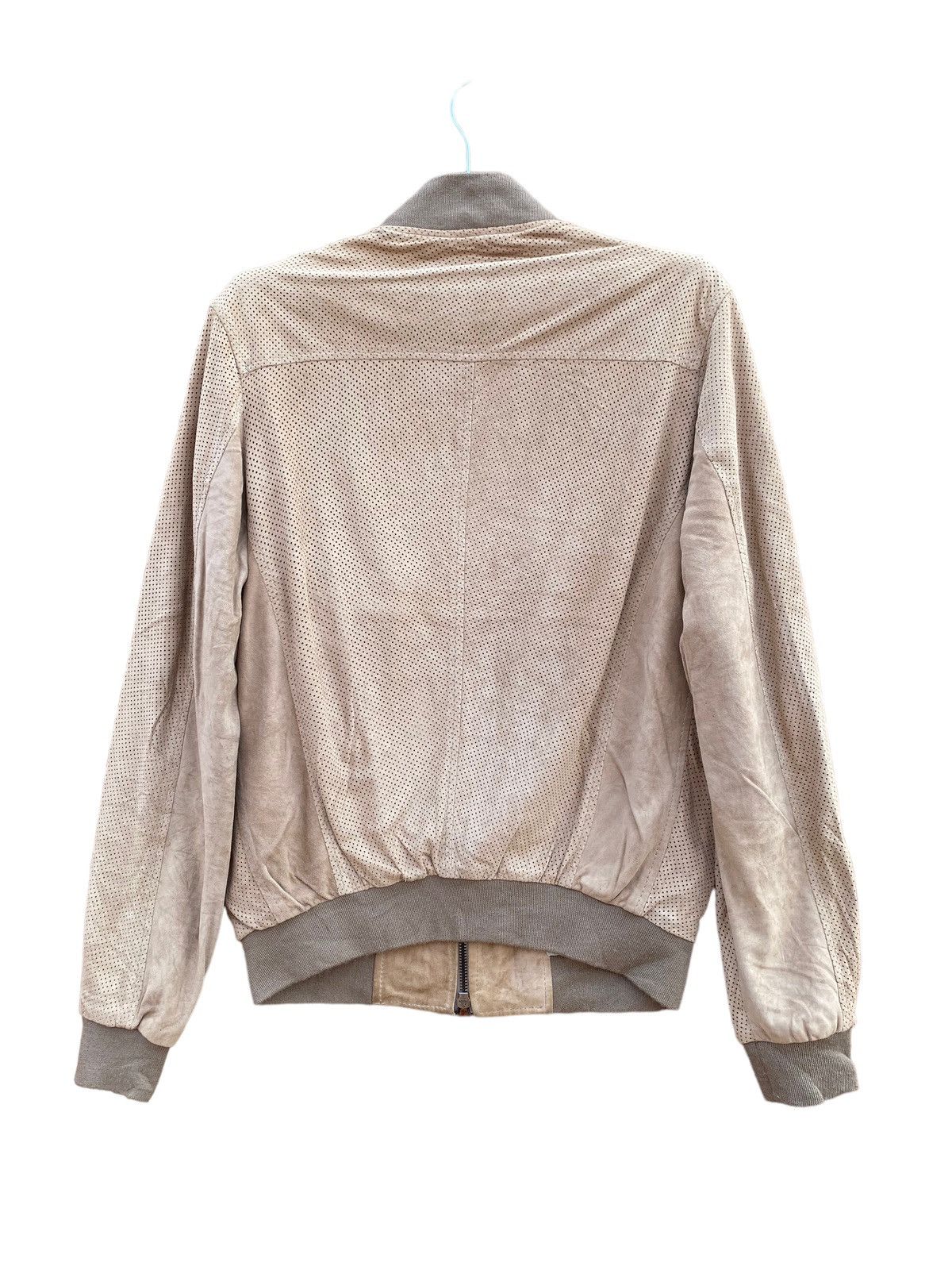 Other FRADI MESH STYLE LEATHER BOMBER JACKET Size US M / EU 48-50 / 2 - 2 Thumbnail