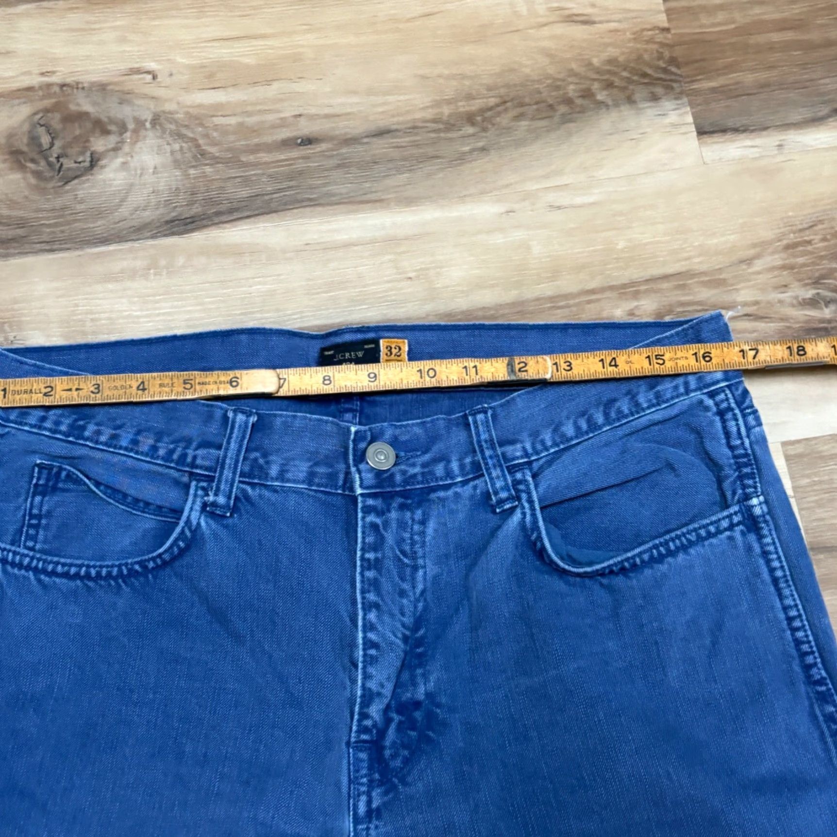 J.Crew J.CREW Jeans Mens 32 x 32 Slim Denim Blue Straight 5-Pocket 484 484 Model Regular 32in Inseam Size US 32 / EU 48 - 5 Thumbnail