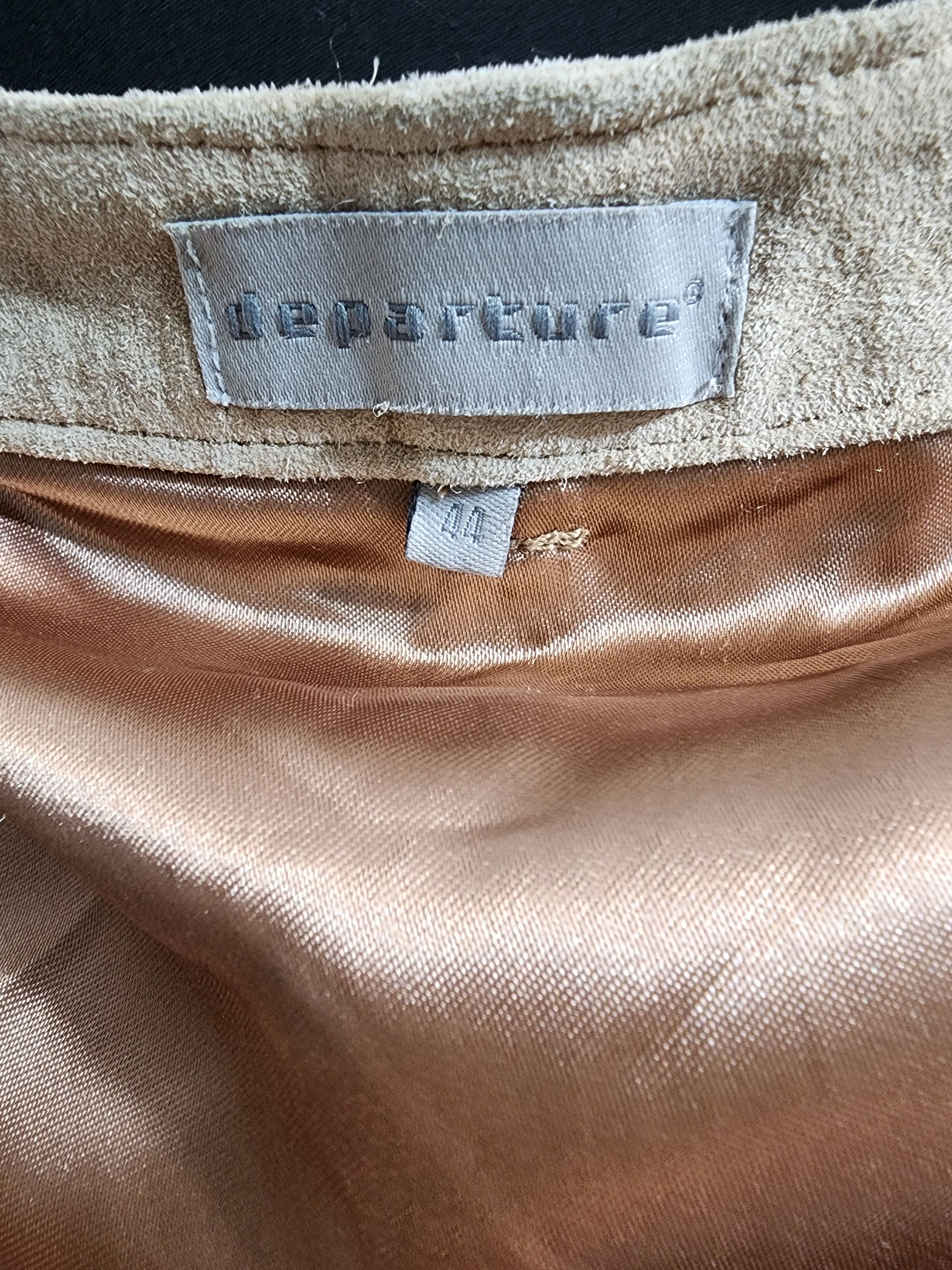Other Beige Leather Skirt: Skirt.with Pockets Size 32" / US 10 / IT 46 - 9 Thumbnail