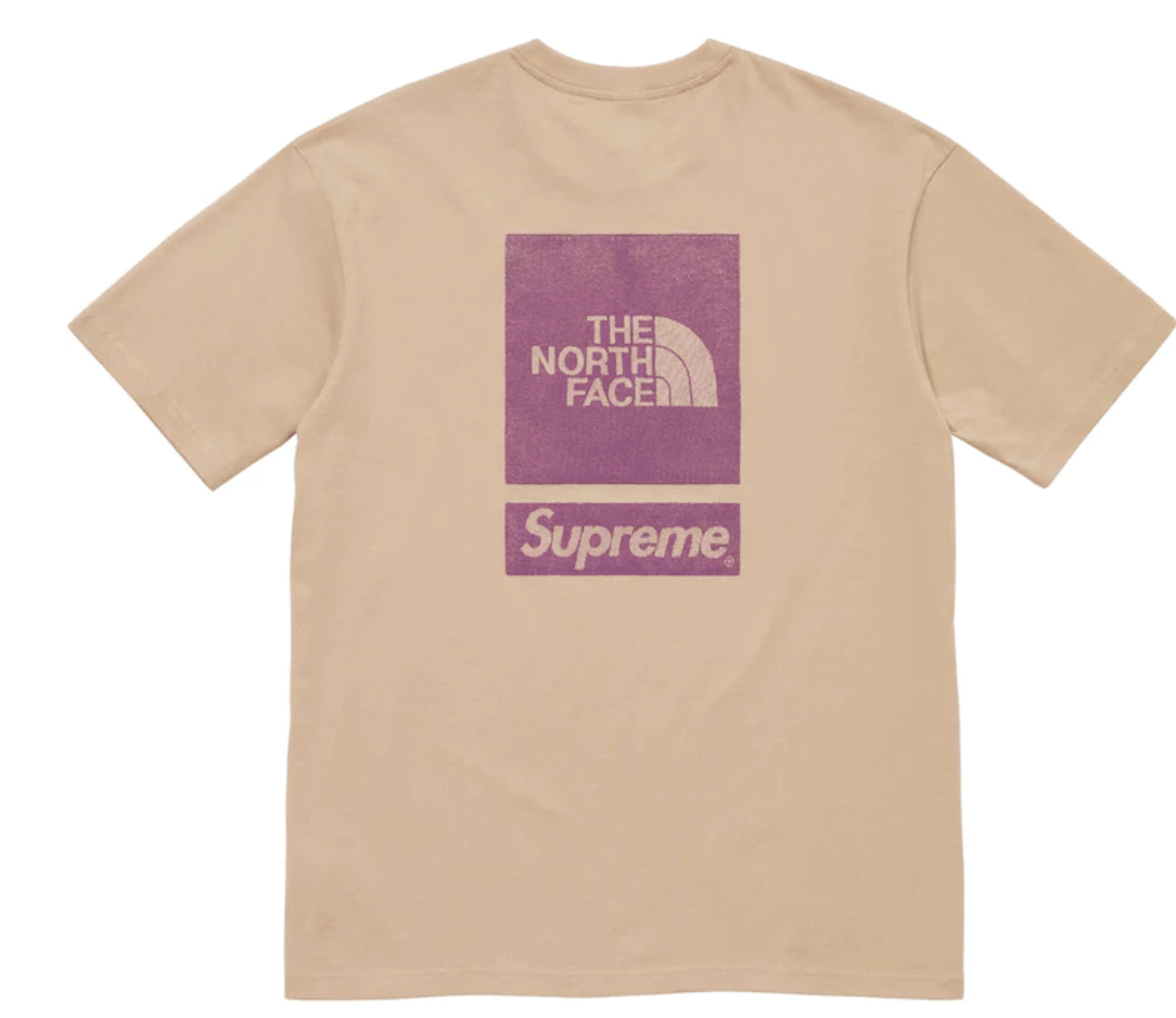 image of Supreme The North Face S/s Top Khaki, Men's (Size Small)