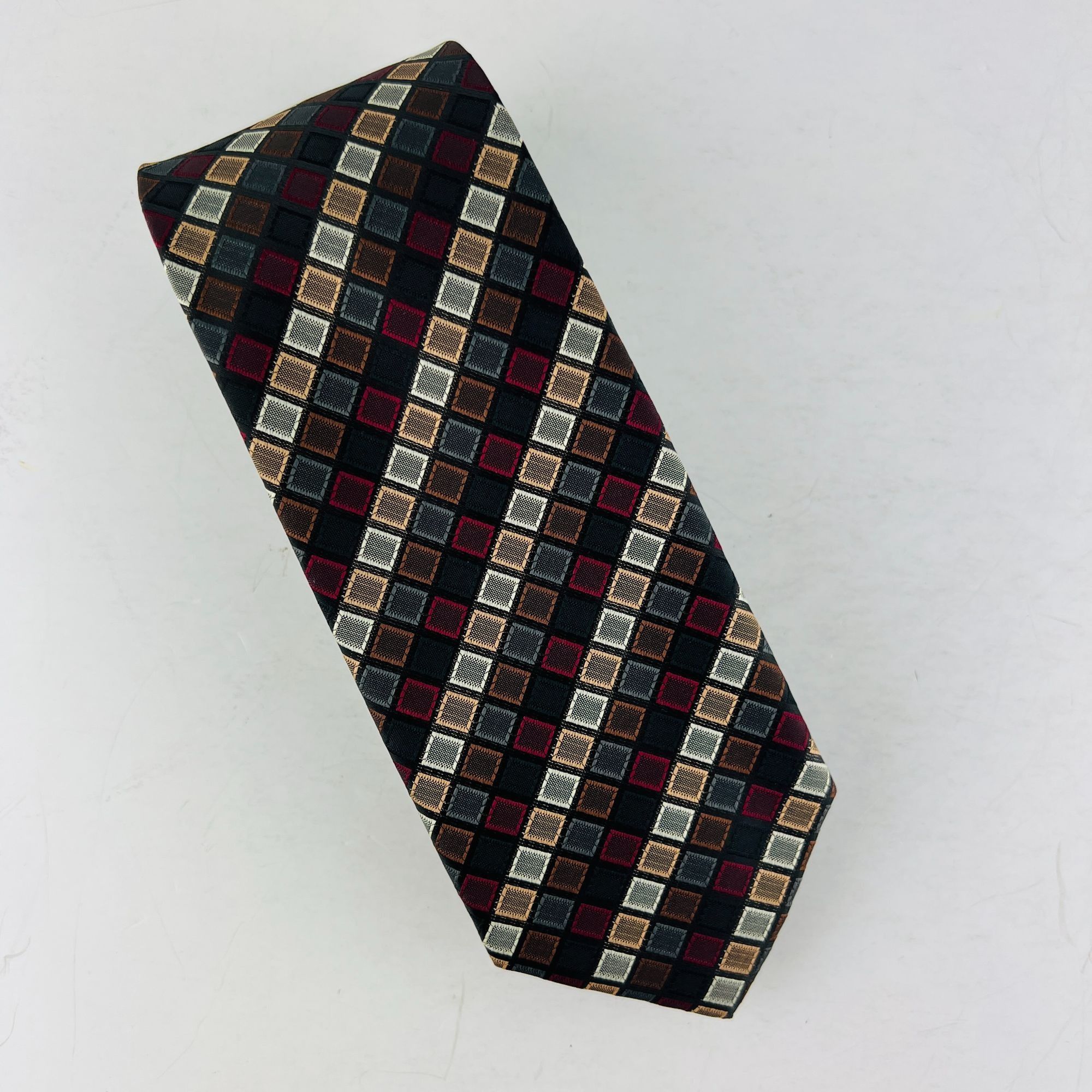 Croft & Barrow Croft & Barrow Designer Geometric Squares Necktie Tie Size ONE SIZE - 1 Thumbnail