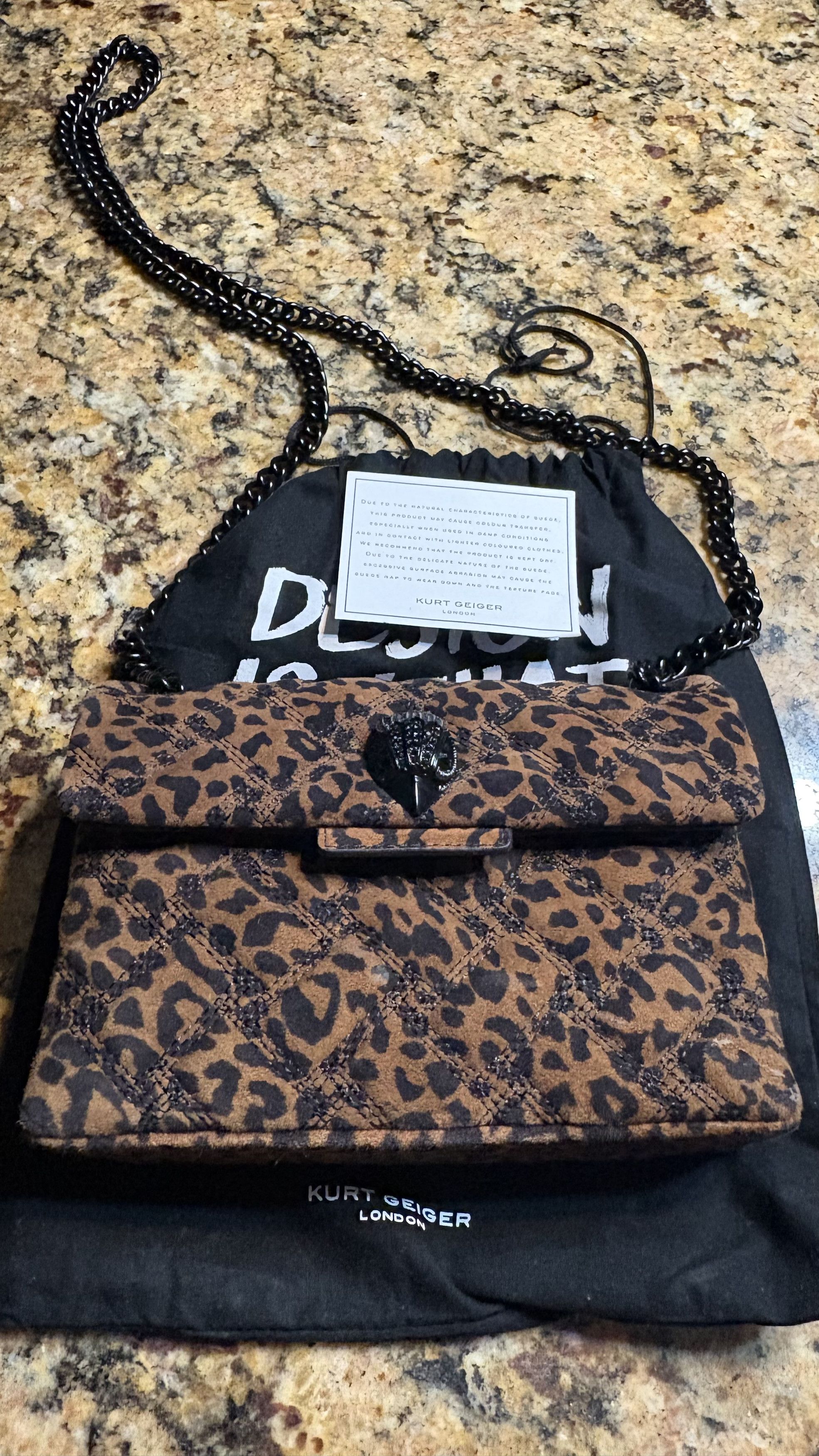 Kurt Geiger Medium Leopard crossbody Size ONE SIZE - 6 Thumbnail