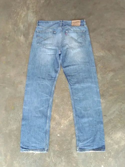 Levi's × Vintage Vintage Levis 501 Straight Leg Distressed Jeans 34x31 Size US 34 / EU 50 - 2 Thumbnail